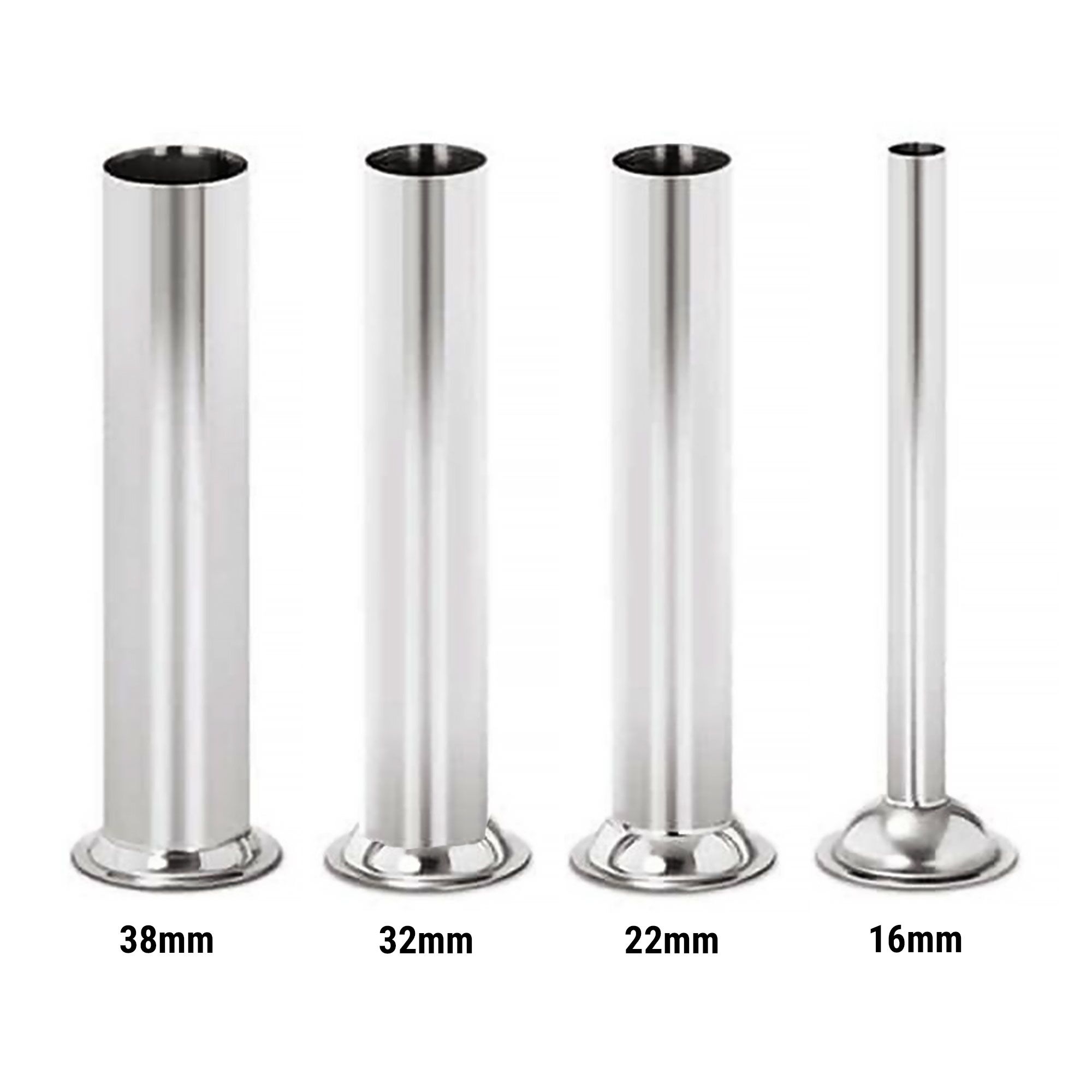 Commercial Manual Sausage Filler - Horizontal - 3L - Stainless Steel - incl. 4 sausage-filler nozzles