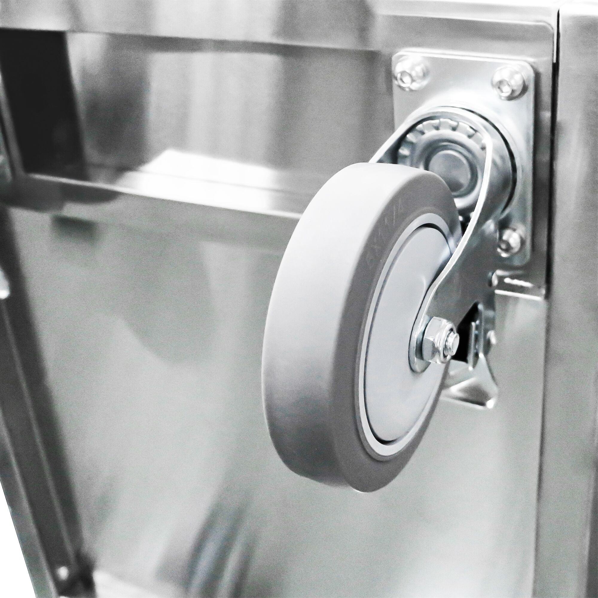 Chariot à plateaux en inox – pour 14 × GN 1/1 ou 14 × EN 600 × 400