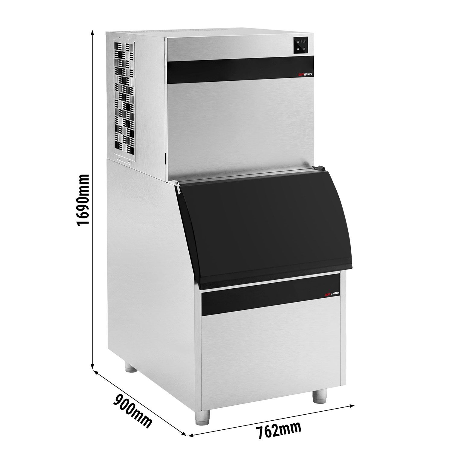 Ledomat - Pune kockice leda - 230 kg/24 h - uklj. spremnik za led