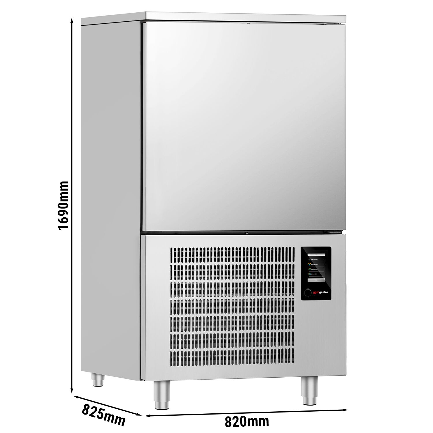 Cellule de refroidissement et de surgélation - Tactile - 240L - 10 niveaux GN 1/1 ou EN 600x400