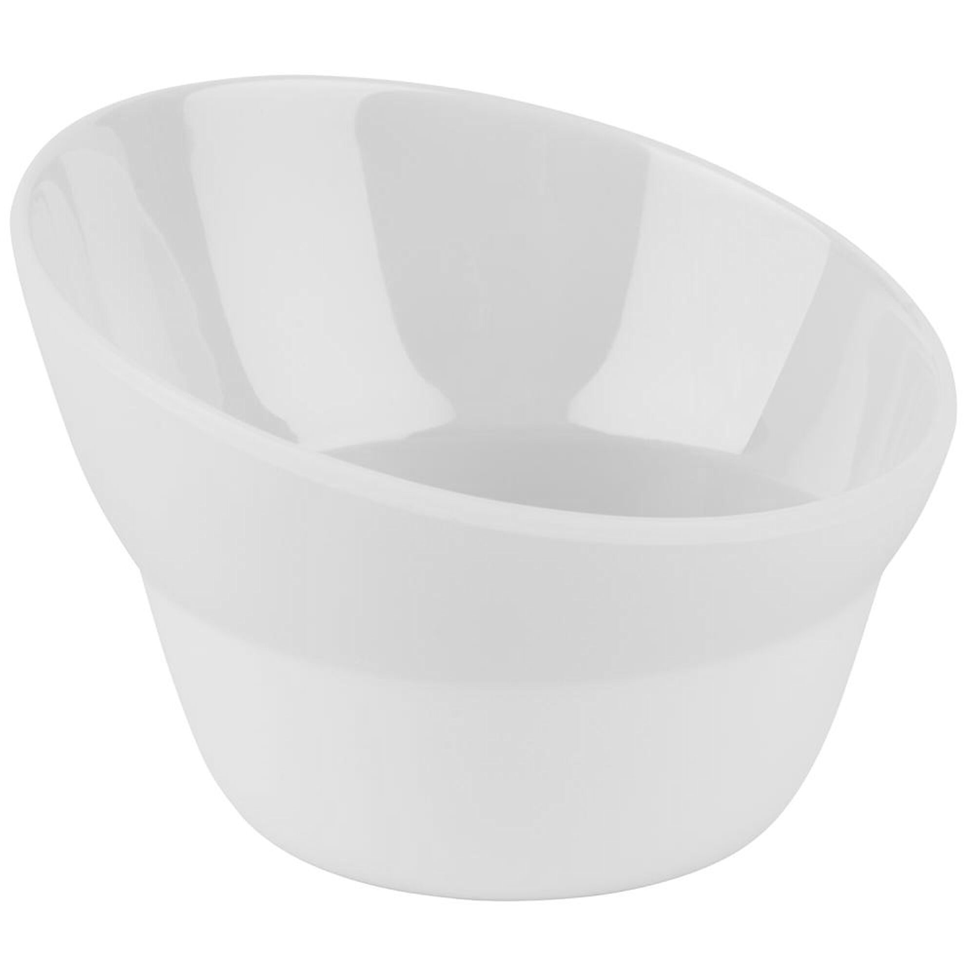 (6 pcs) Coupe - CASUAL - Mélamine - 130ml - Ø 100mm - Profondeur : 70mm - Blanc