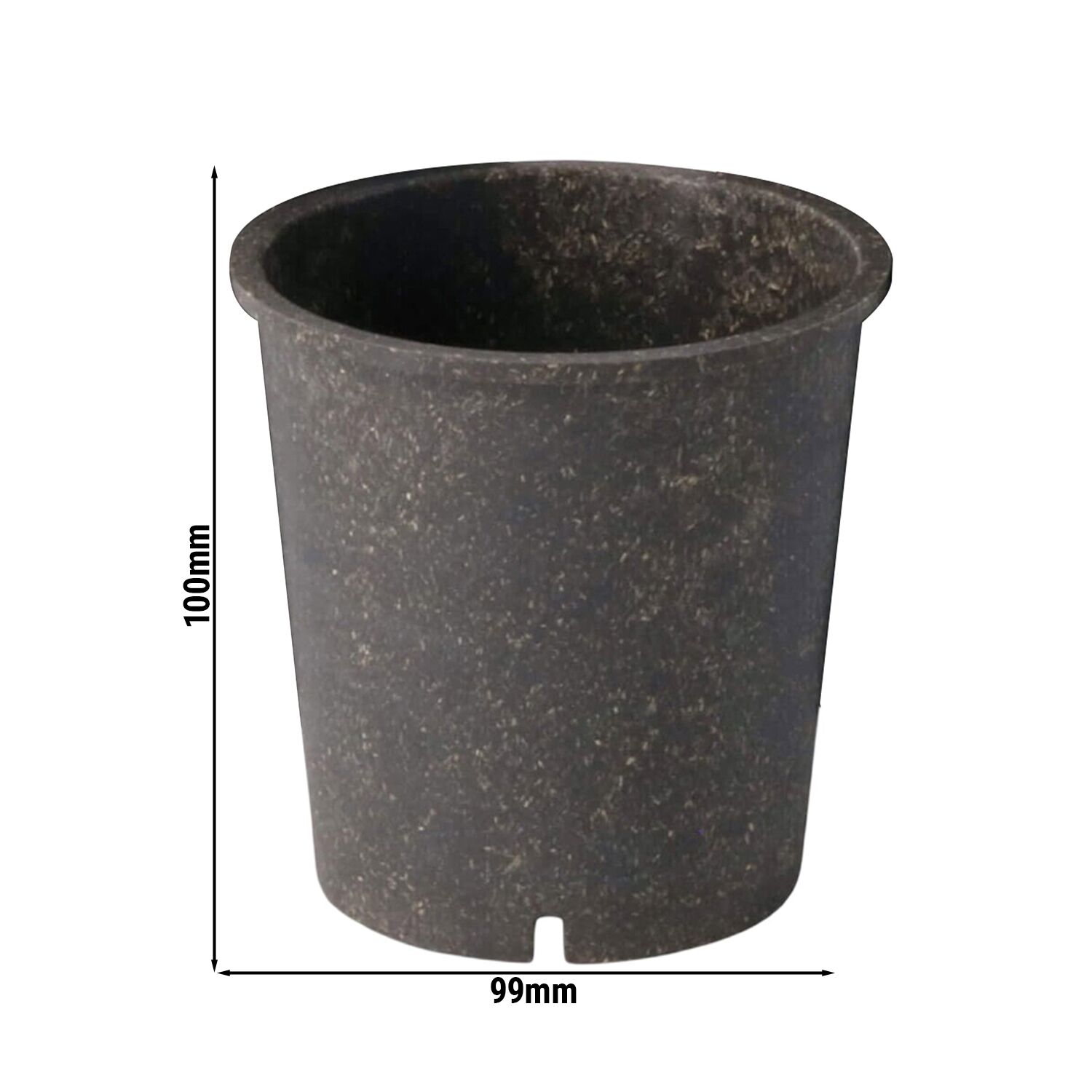 (60 pcs) Gobelet réutilisable - 400ml - Ø 95mm - Gris