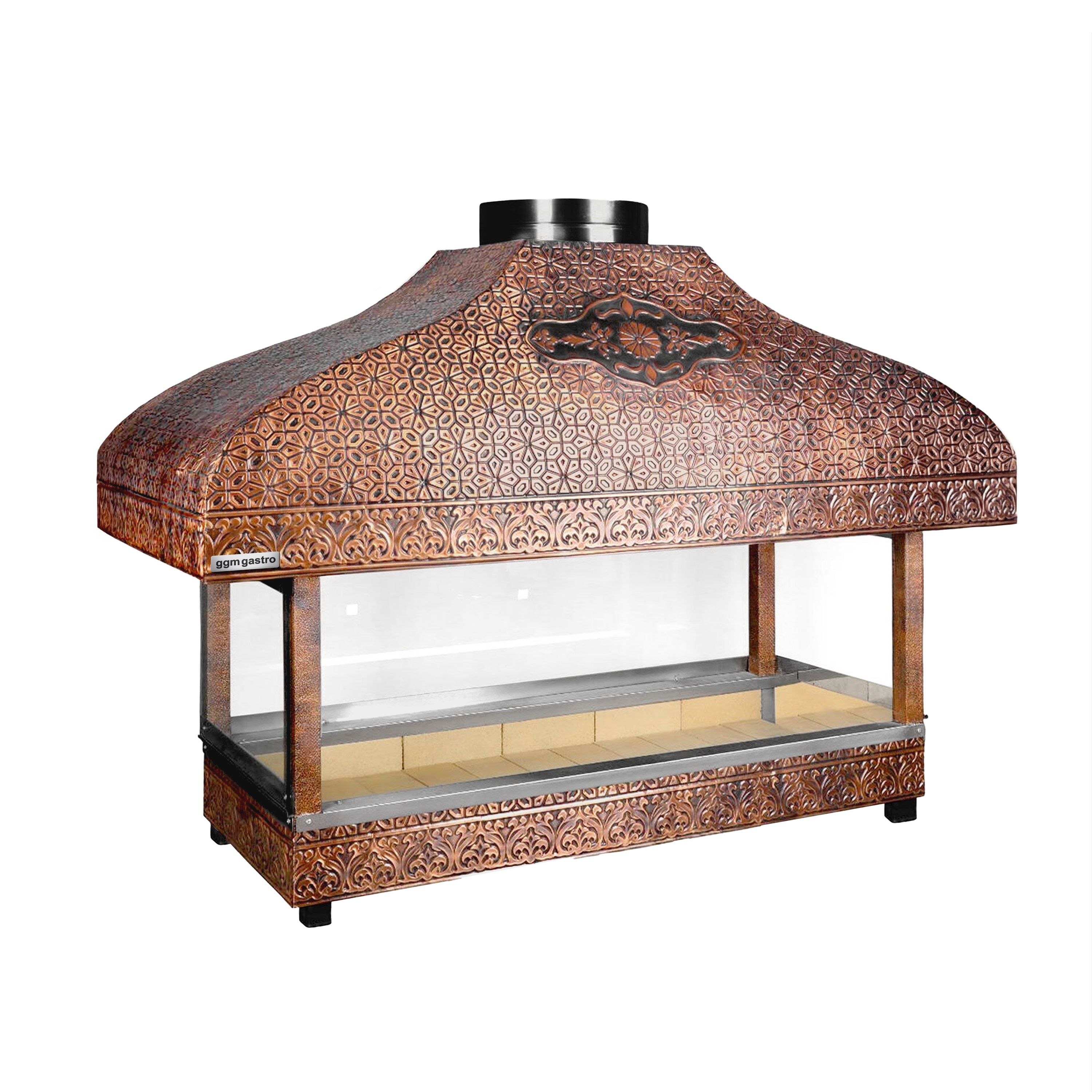 Copper Charcoal Grill - 1200mm
