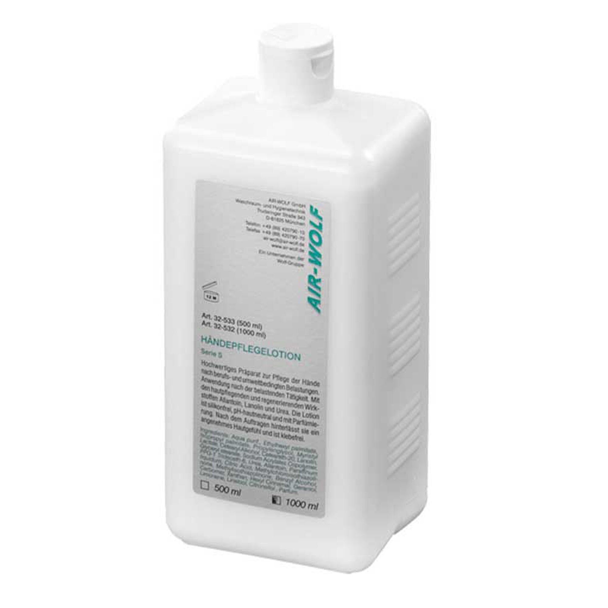 (10 pièces) AIR-WOLF | Lotion de soin pour les mains – 1 litre