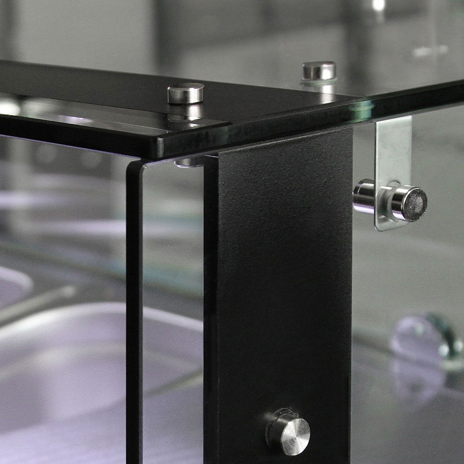 Table réfrigérée pour pizza PREMIUM - 1400 x 700 mm - 3 portes - incl. vitrine réfrigérée - 6 x GN 1/4