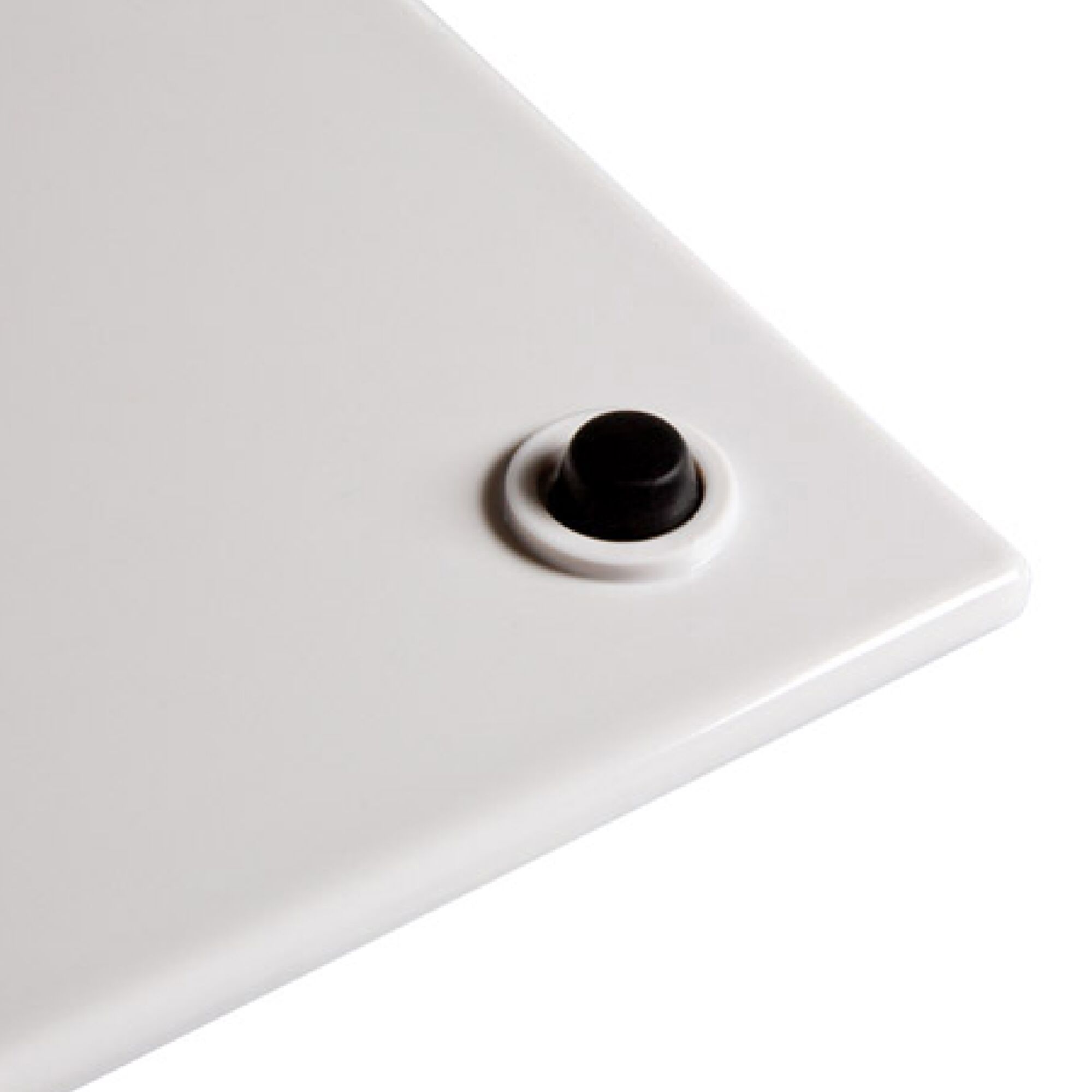 (6 pièces) Plateau GN 1/3 – ZERO – Mélamine – Hauteur : 15 mm – Blanc