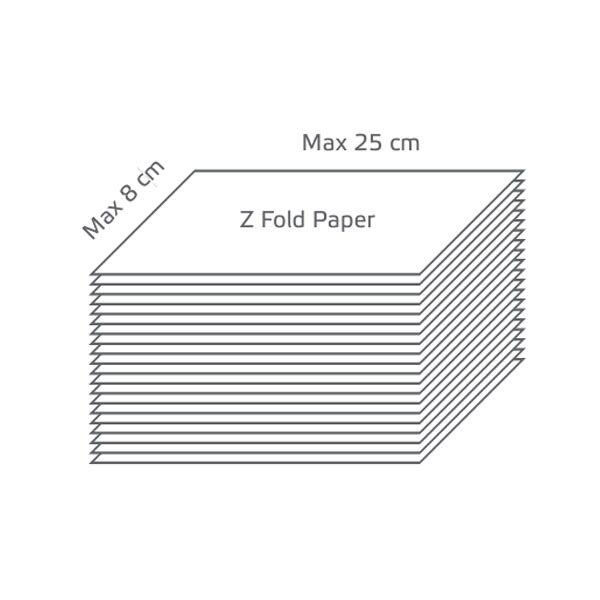 Distributeur de serviettes en papier - pour 400 serviettes - inox - Noir