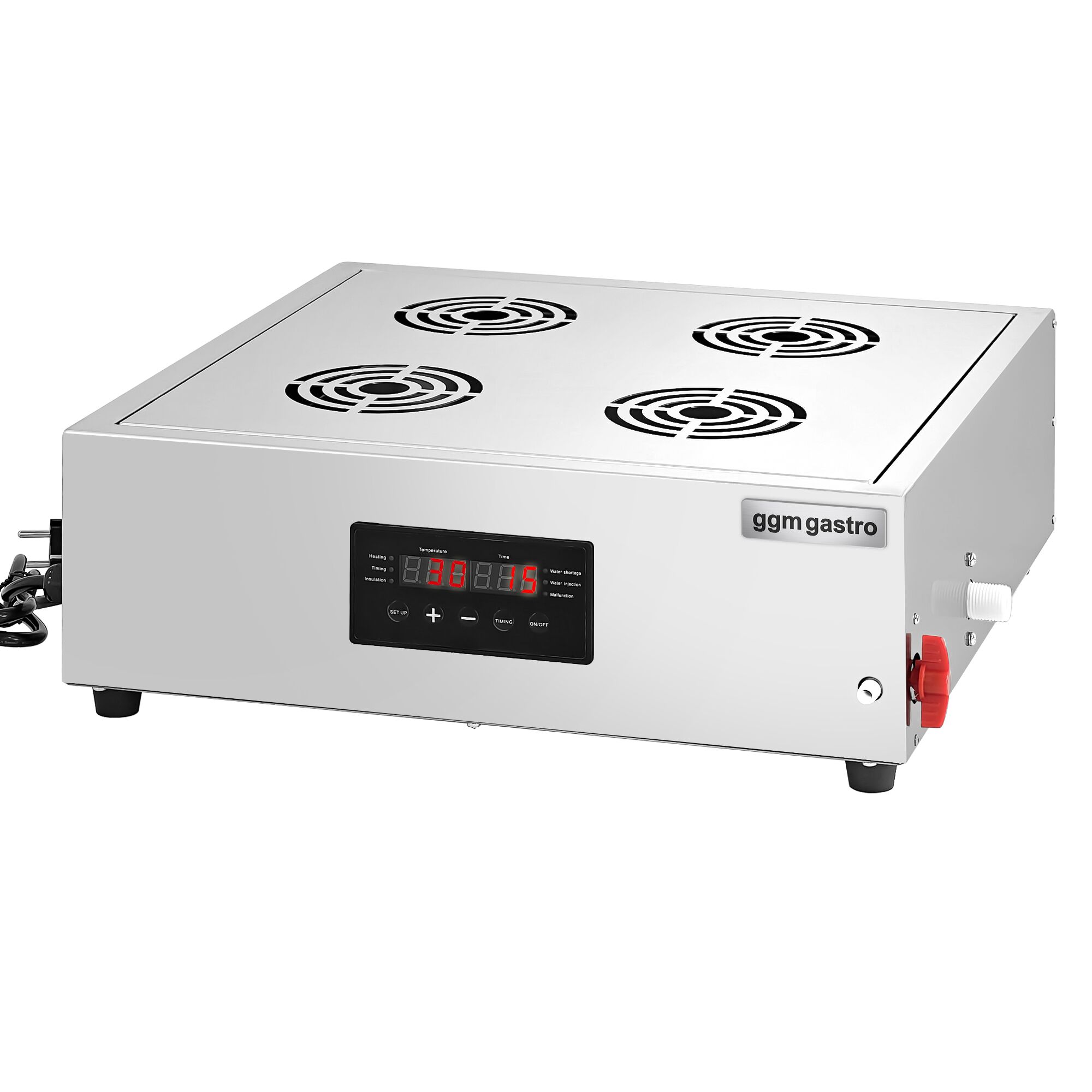 (2 pcs) - Cuiseur vapeur Dim Sum Professionnel - 2,5kW - Électronique - avec 32 paniers en bambou et 8 couvercles