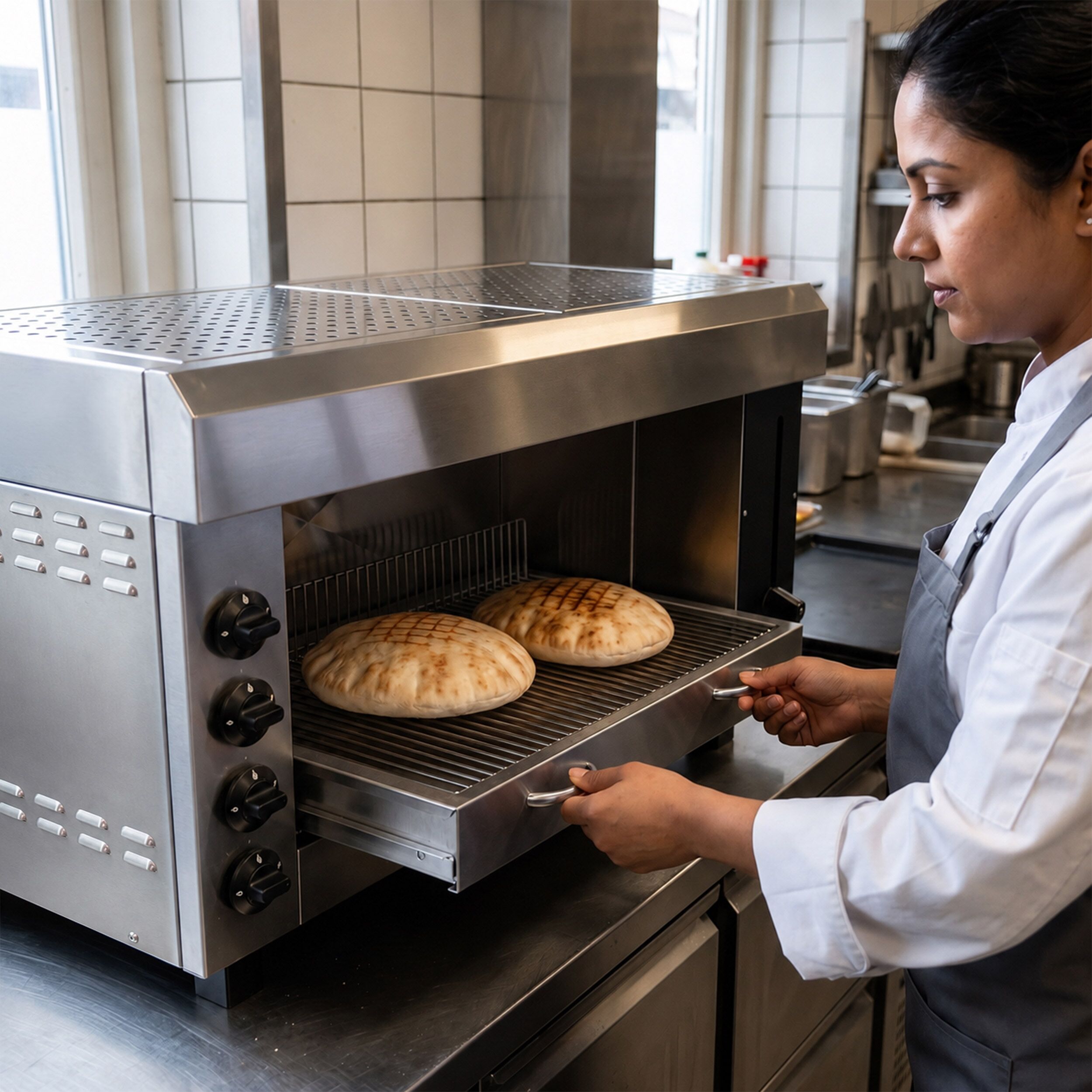 Pita oven / Salamander PRO - 13kW - 4 zones