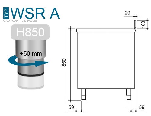 PREMIUM - 2.4kW - 1600x700x850mm