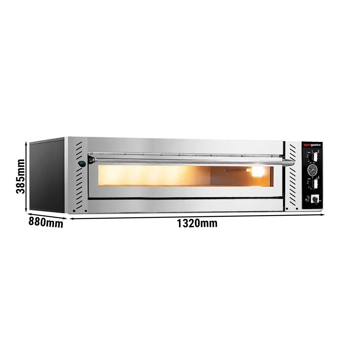 Pizzaugn - 6x 30 cm (bred) - Manuell