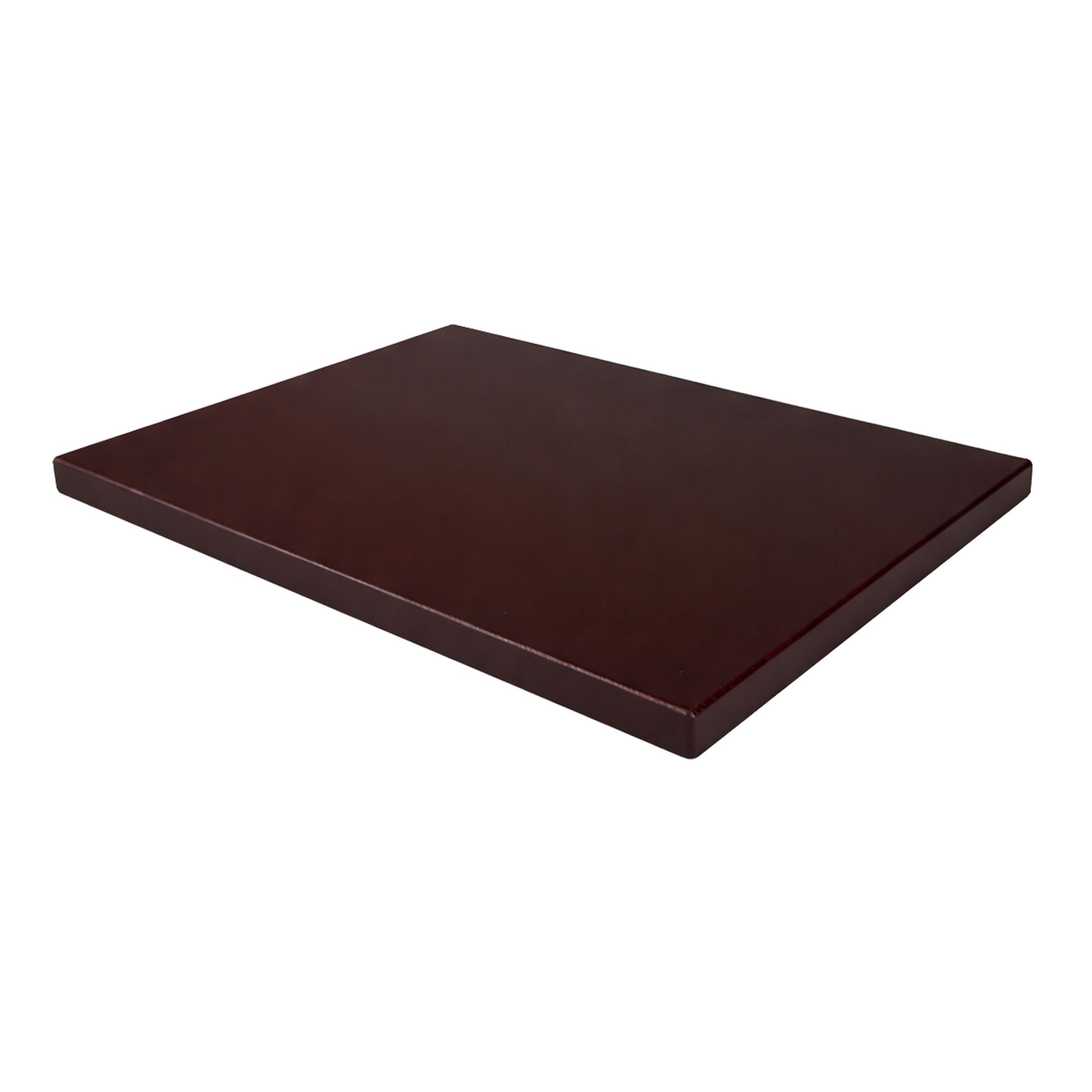 Planche à découper - 325x530mm - Épaisseur: 20mm - Conforme HACCP - Polyéthylène - Marron