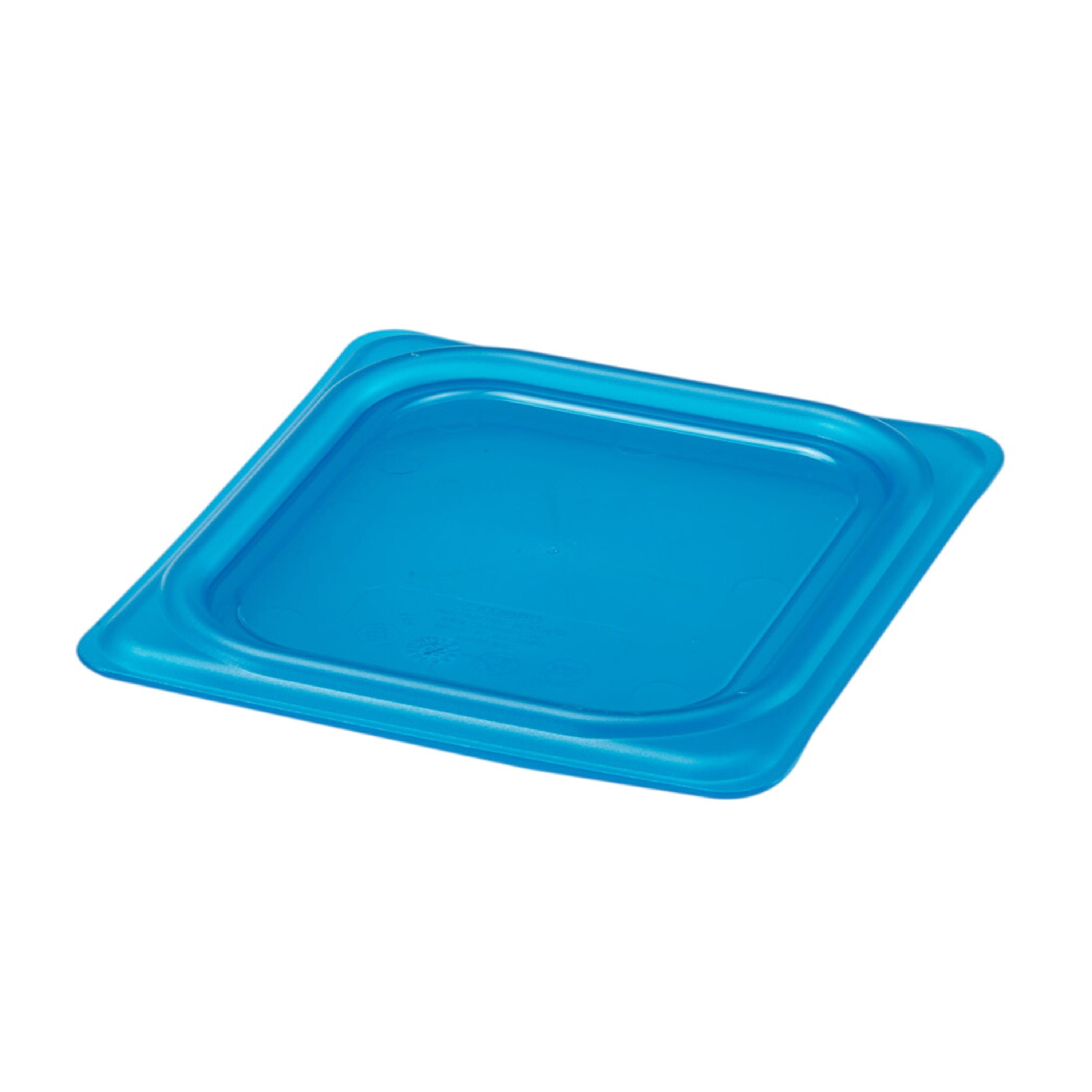 (6 pièces) CAMBRO | SafeTrak - Couvercle en polypropylène GN 1/6 - Bleu