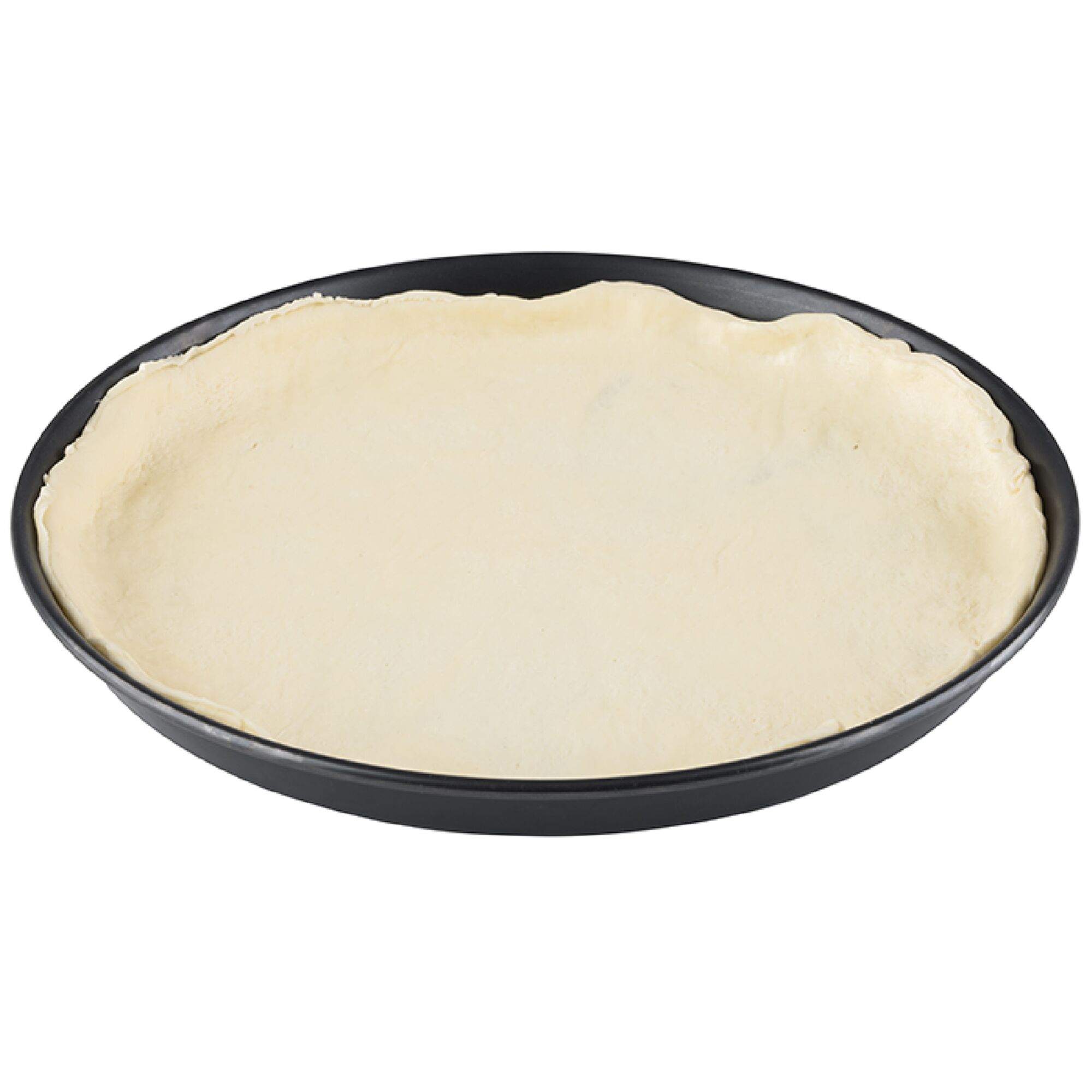 (6 pièces) Plaque à pizza - tôle bleue - Ø 260 mm - hauteur : 25 mm