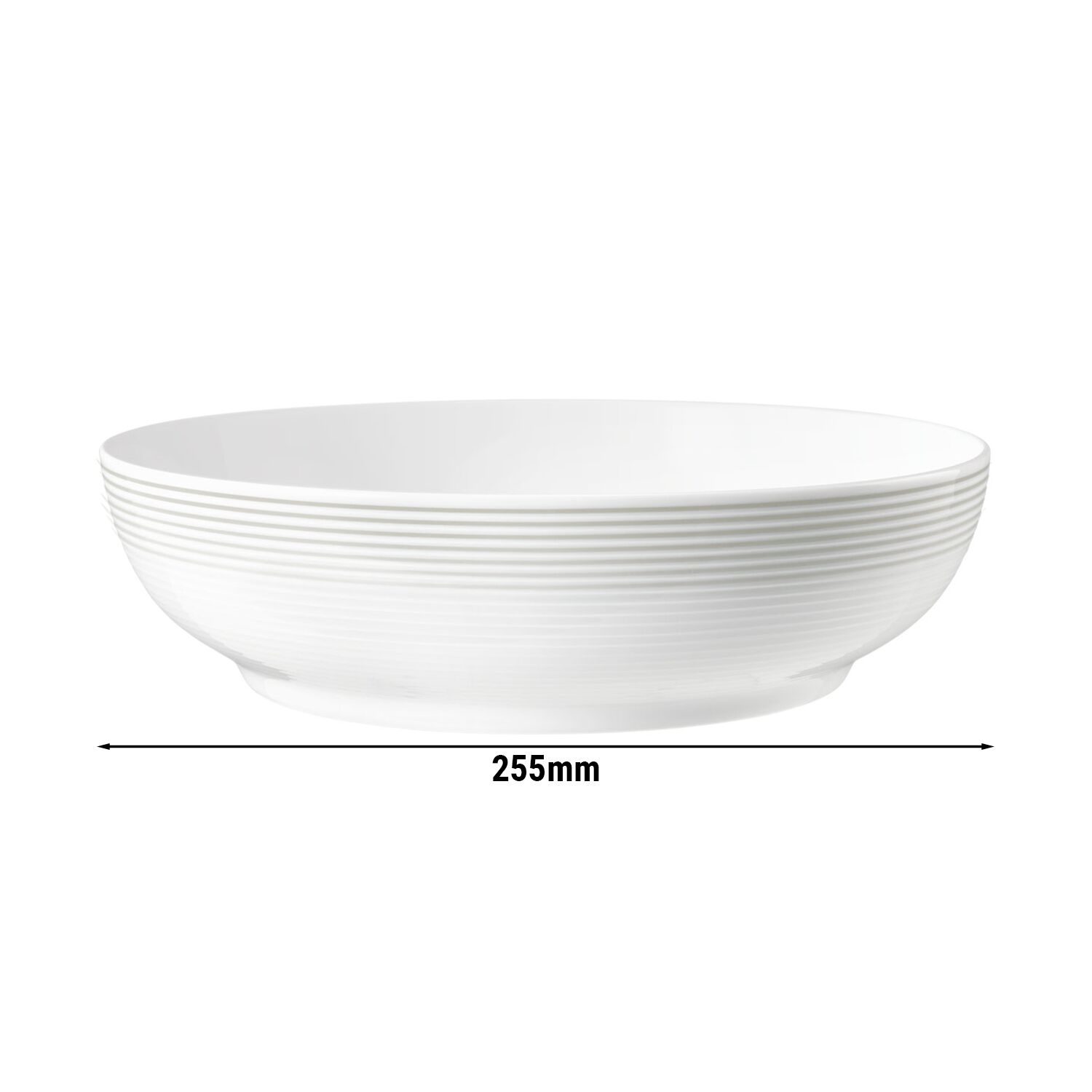 SELTMANN WEIDEN | Blues Porcelain Soup/Salad Bowl Ø 25 cm – Pearl Grey