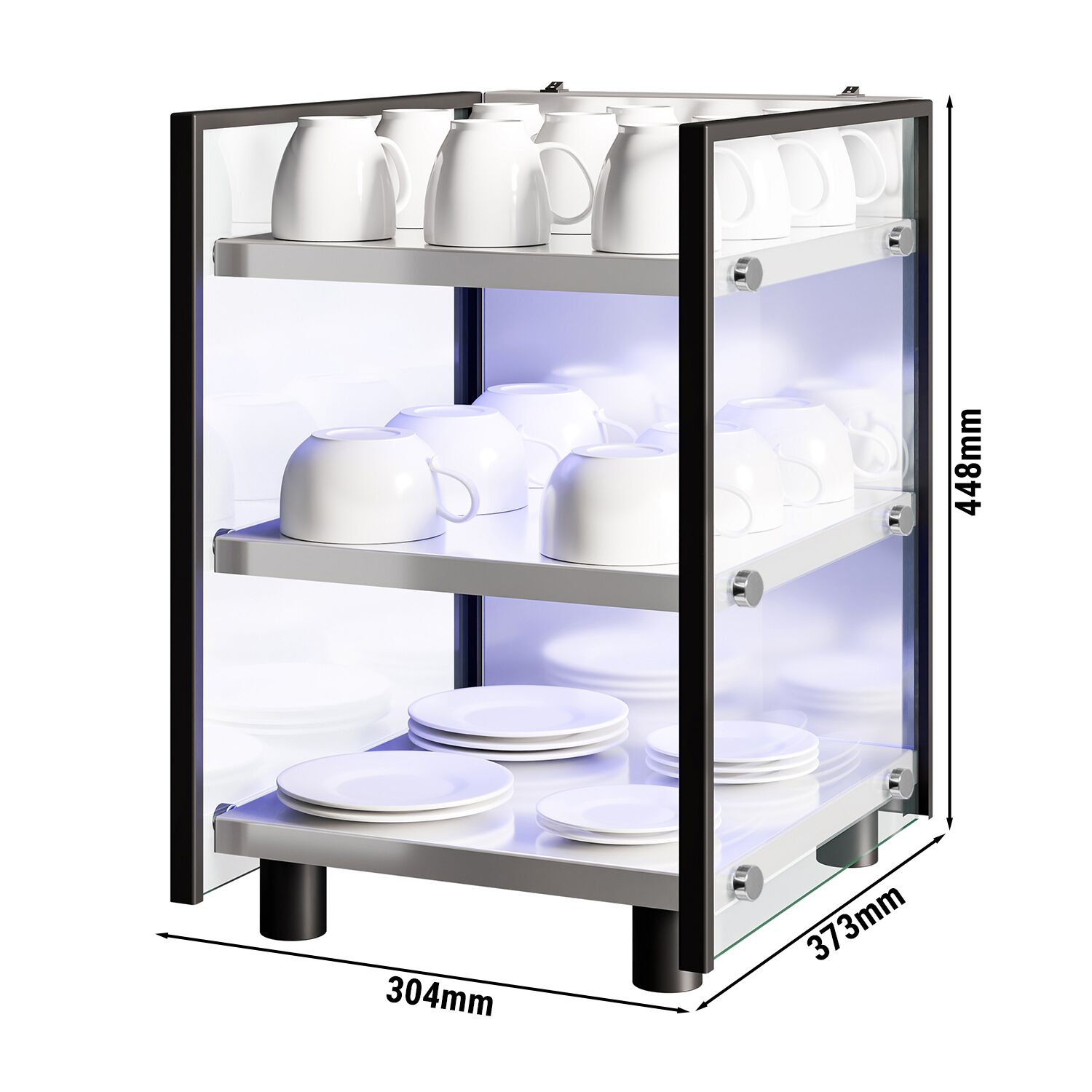 Cup Warmer - 100W - 3 Shelf