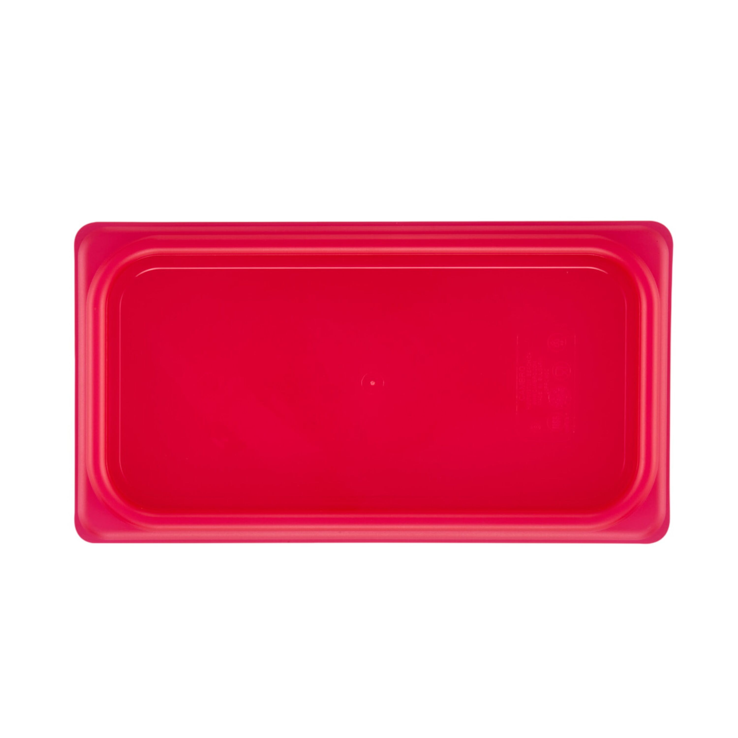(6 Stück) CAMBRO | SafeTrak - Polypropylen-Deckel GN 1/3 - Rot