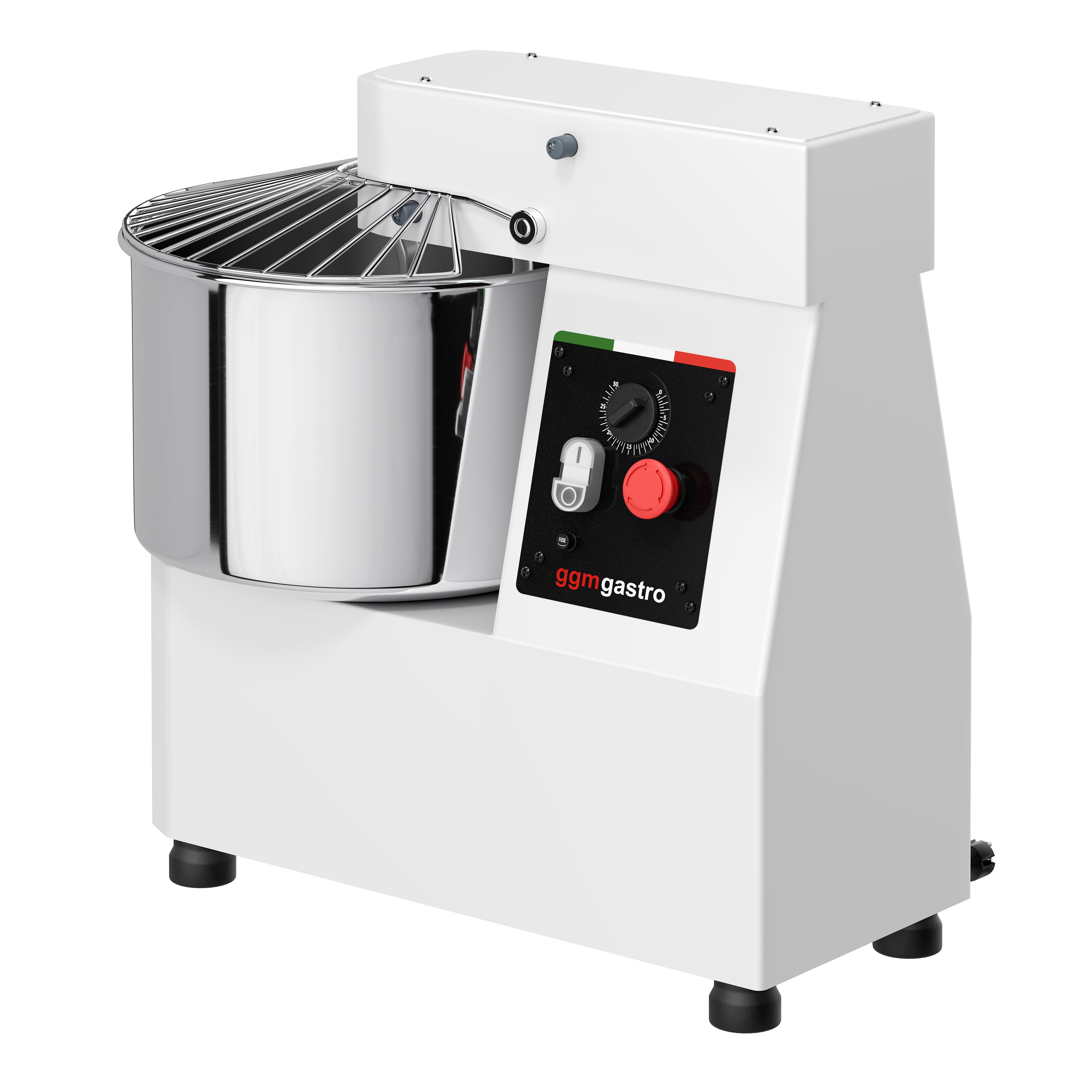 Pétrin à Pâte / Pétrin à spirale - 33 Litres / 25 kg - avec Cuve Fixe - Fonction Minuterie