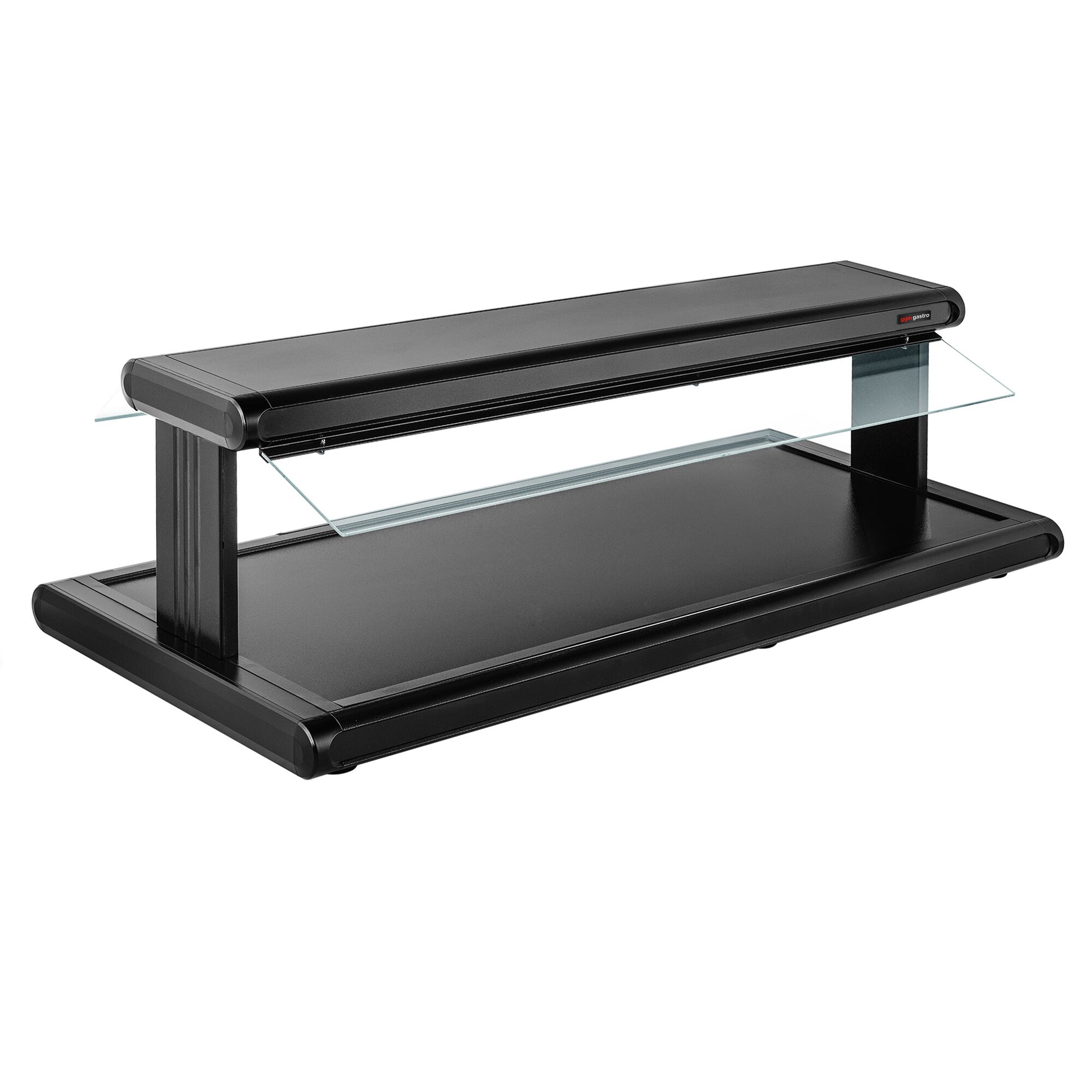 Plaque de maintien en température - 1528mm - 1,26kW - avec pare-haleine en verre