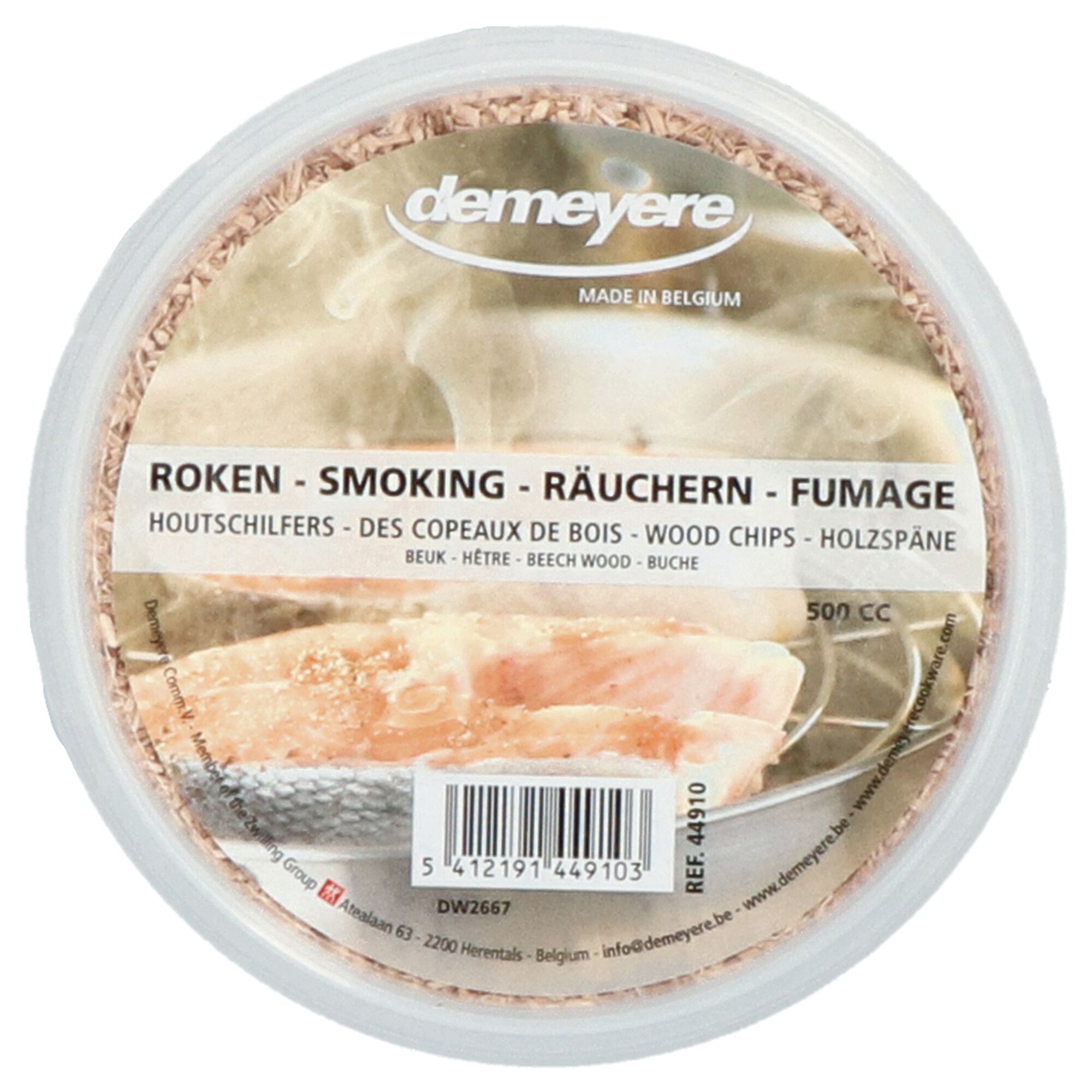 DEMEYERE | Smoker Wood Chips – Beech - 100 g - Resealable Plastic Tub