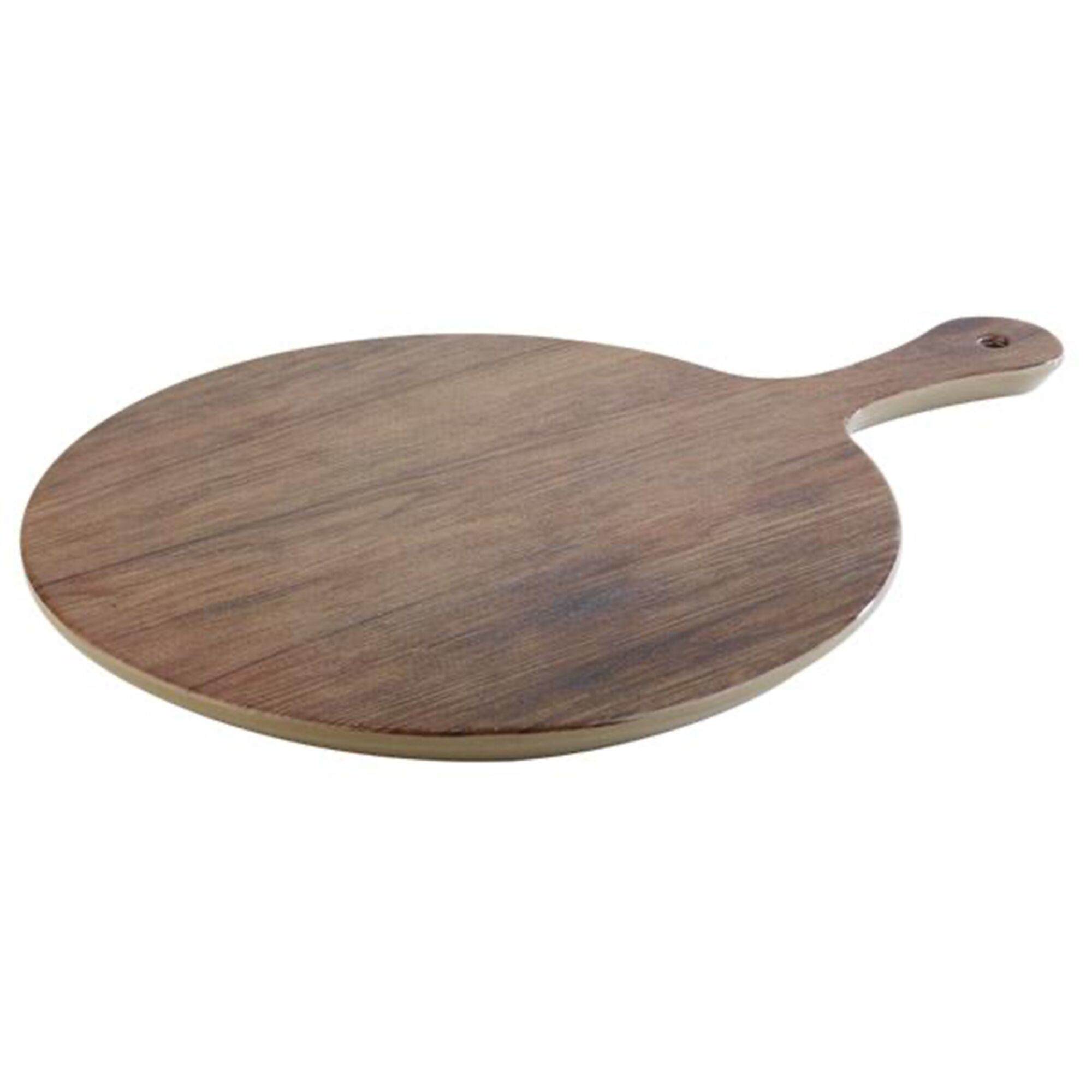 (6 pcs) Plateau de présentation - OAK - Mélamine - 420x300mm - Hauteur:15mm - Brun - empilable, compatible lave-vaisselle