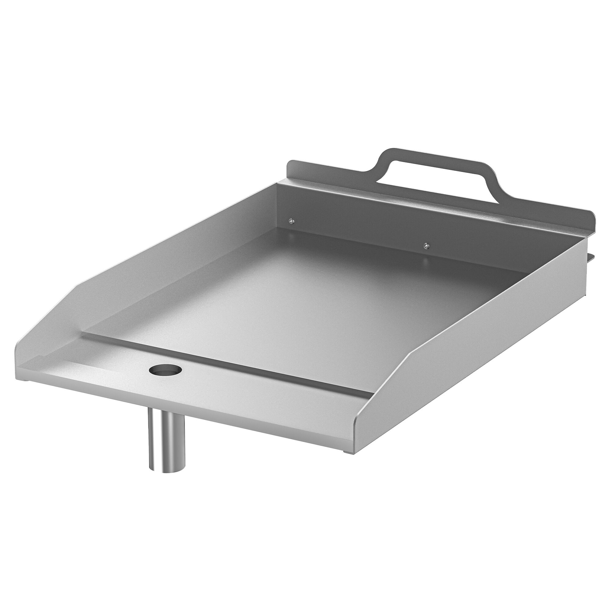 Grill Plate for Gas Water Barbecue - 395x555x220mm - Cast Iron with Teflon coating - for GWGK80 & GWGK120