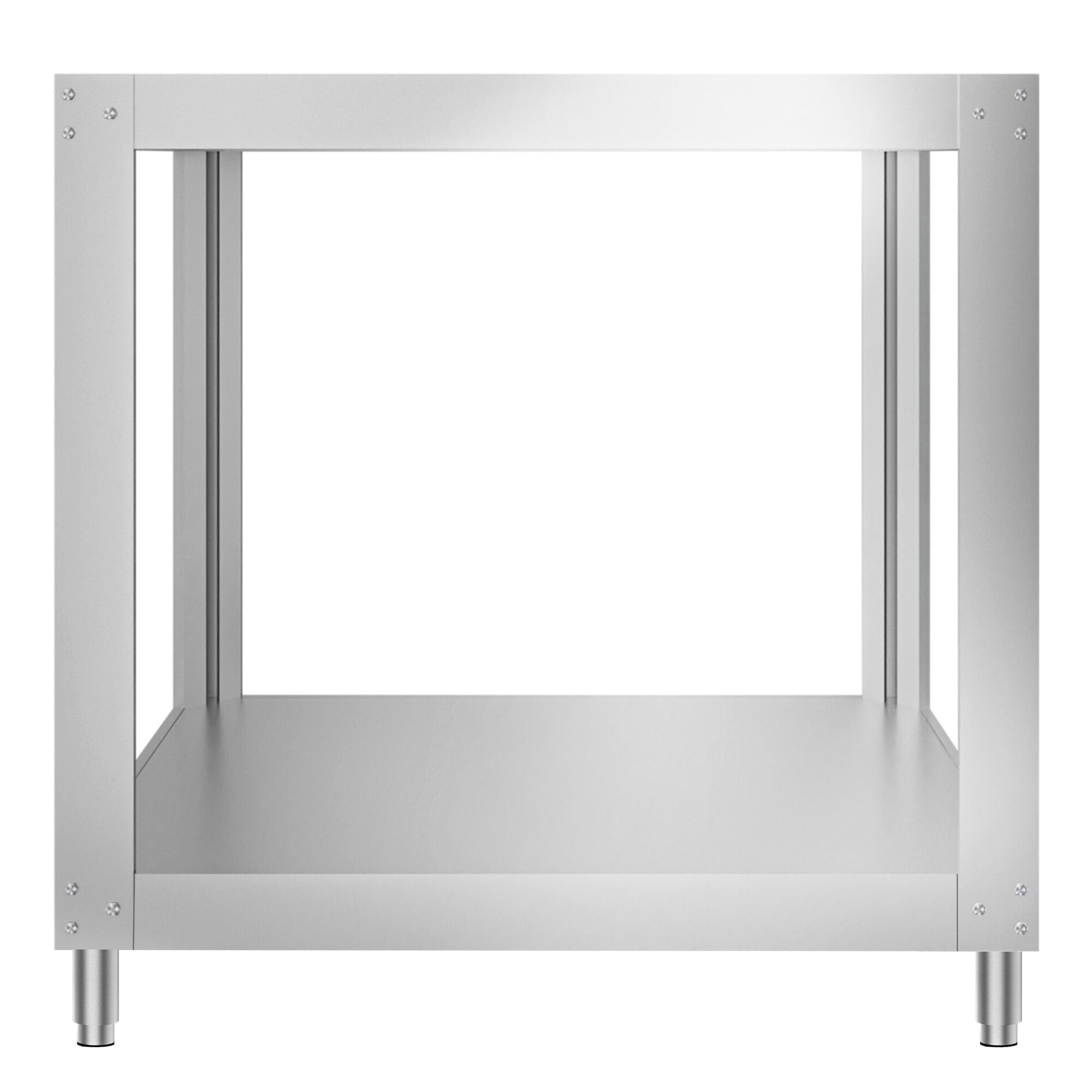 Support pour four à pizza - 1130x890x1050mm - Inox - compatible avec GEP4