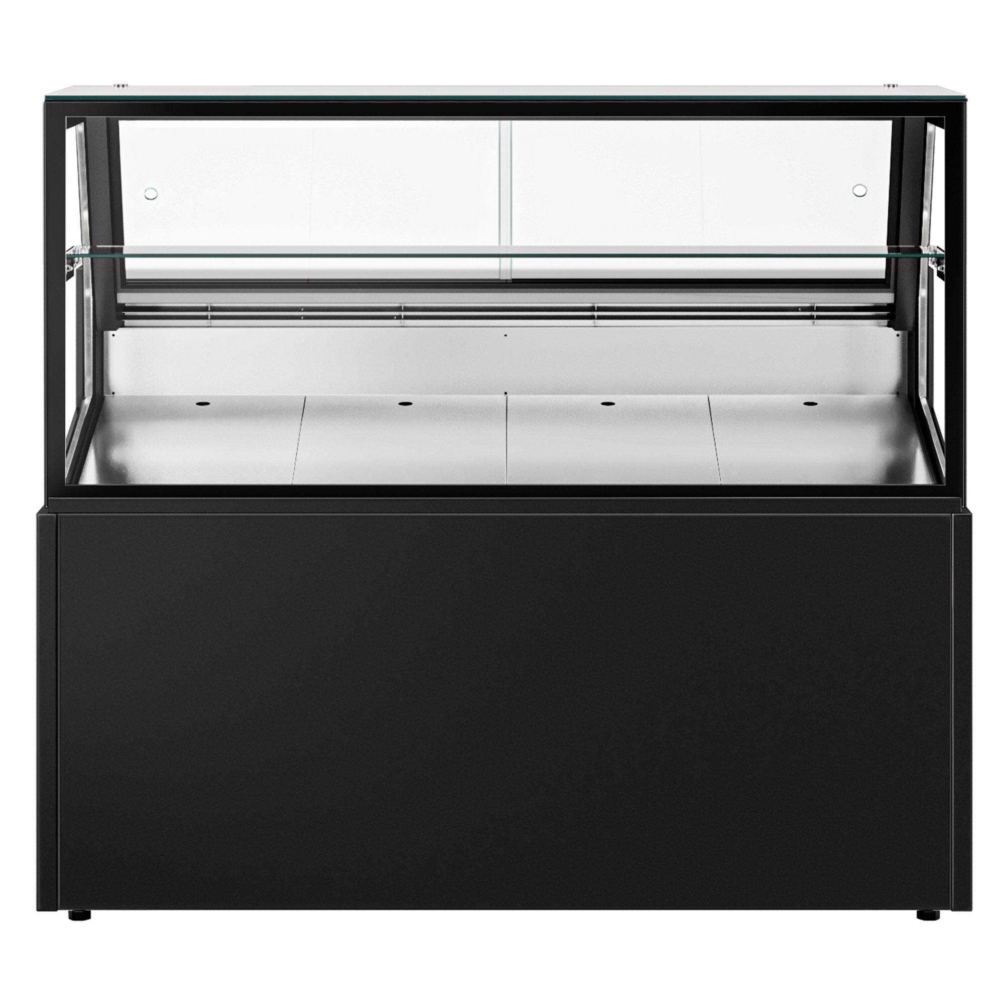Comptoir réfrigéré - 1330x910mm - +0/+5°C - 169L - double vitrage - 1 étagère