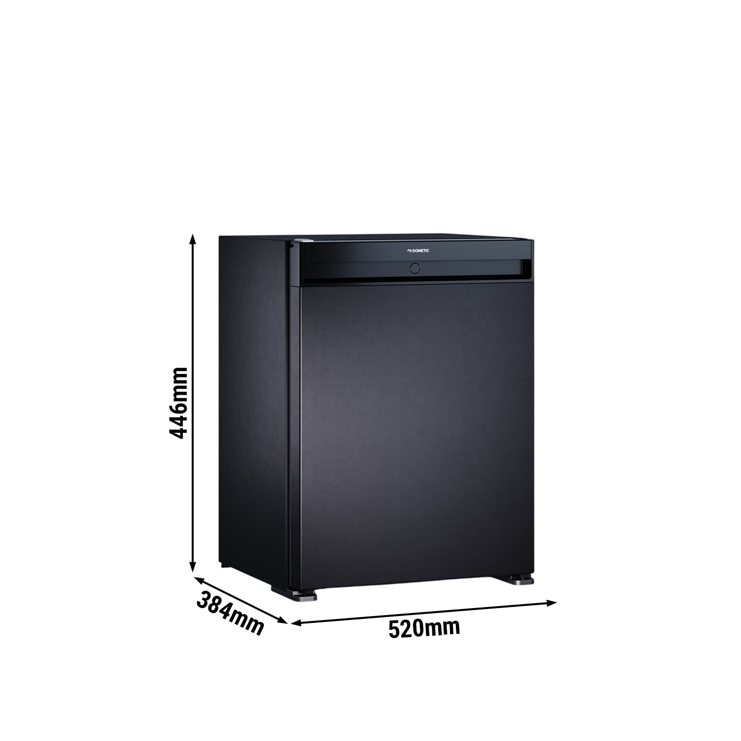 DOMETIC | Frigider minibar – ALPHA A30S – 384 mm – 30 litri – cu o ușă și balamale pe dreapta