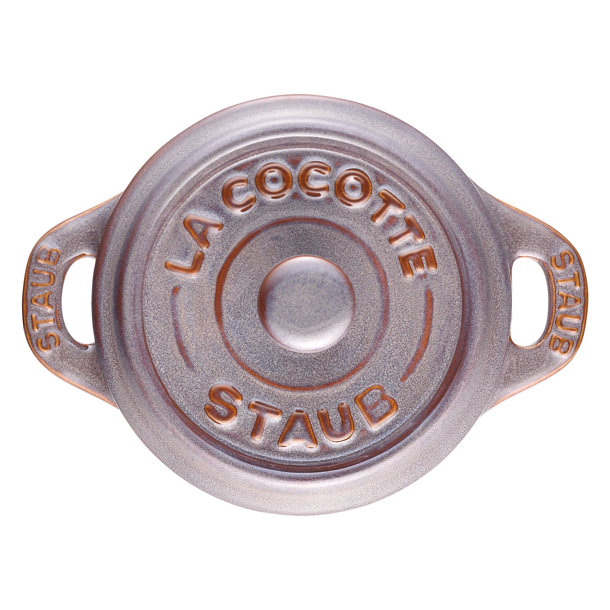 STAUB| Ceramic Mini Cocotte, Round – Antique Grey - Ø 100 mm - Enamelled
