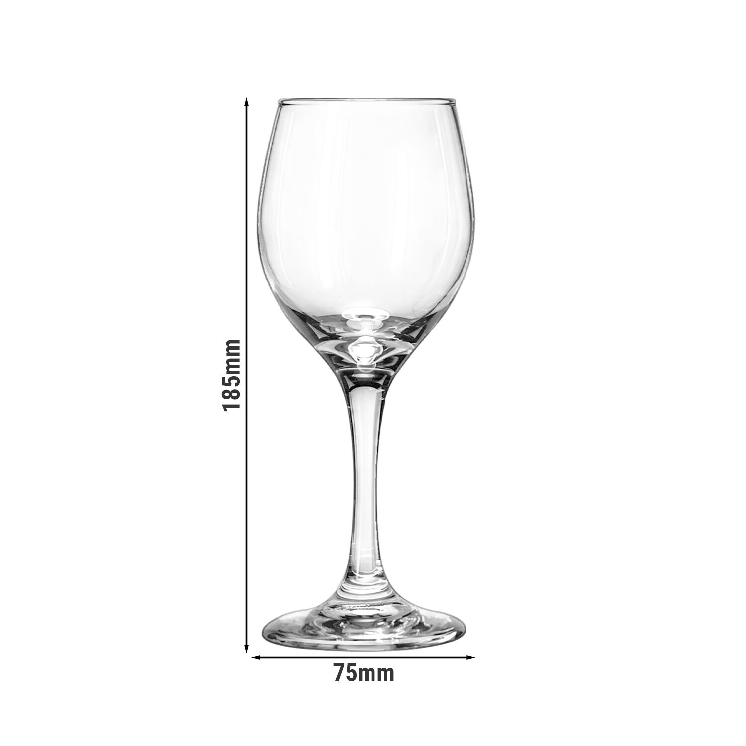(12 pièces) LIBBEY | PERCEPTION - Verre à vin - 237 ml