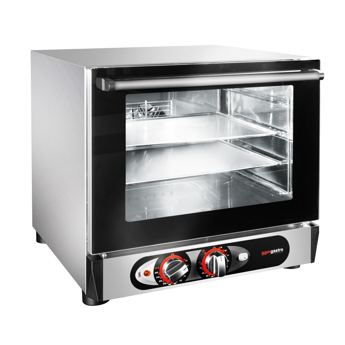Four à convection COMPACT avec fonction vapeur – manuel – incl. 4 plaques 450 × 340 mm