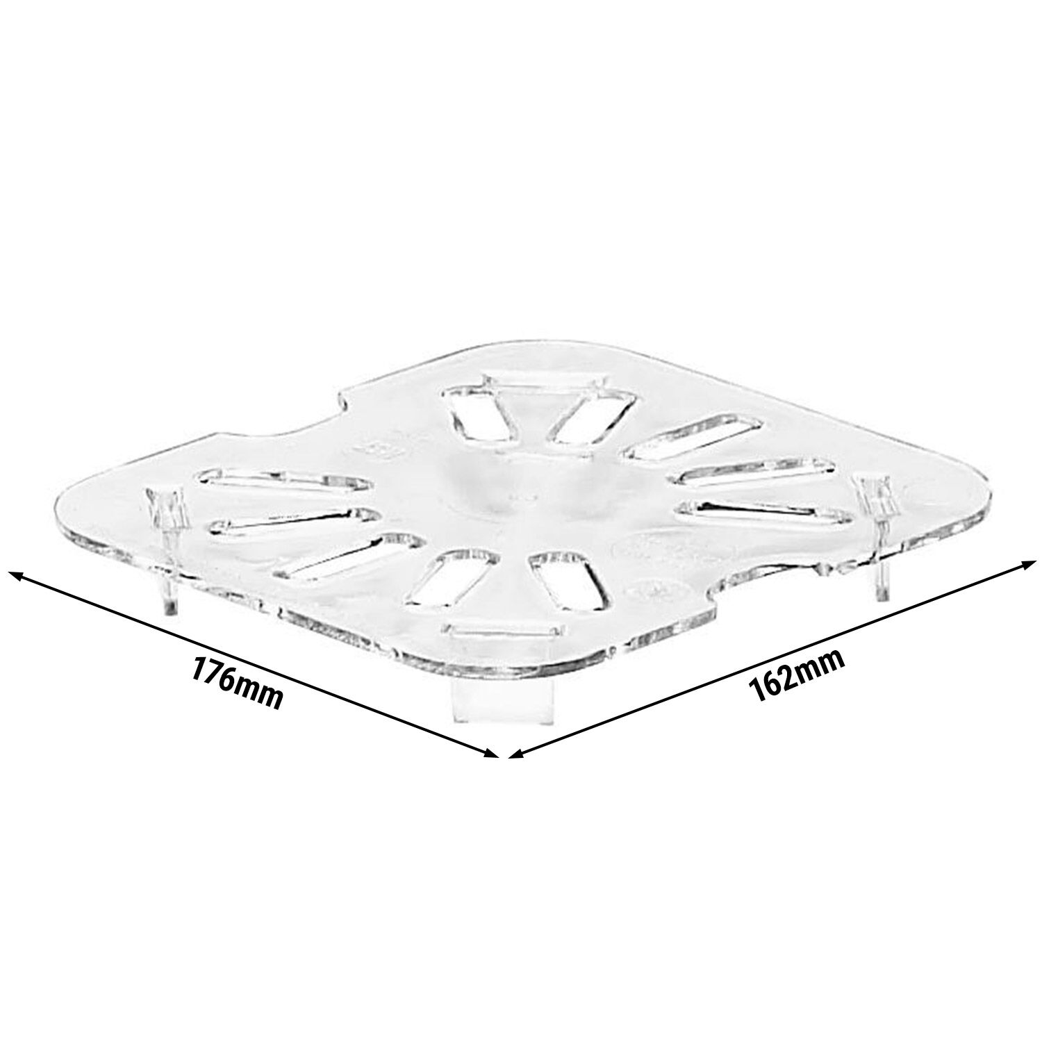 (6 pièces) CAMBRO | Camview® - Égouttoir GN en copolymère 1/6 - Transparent - Sans BPA