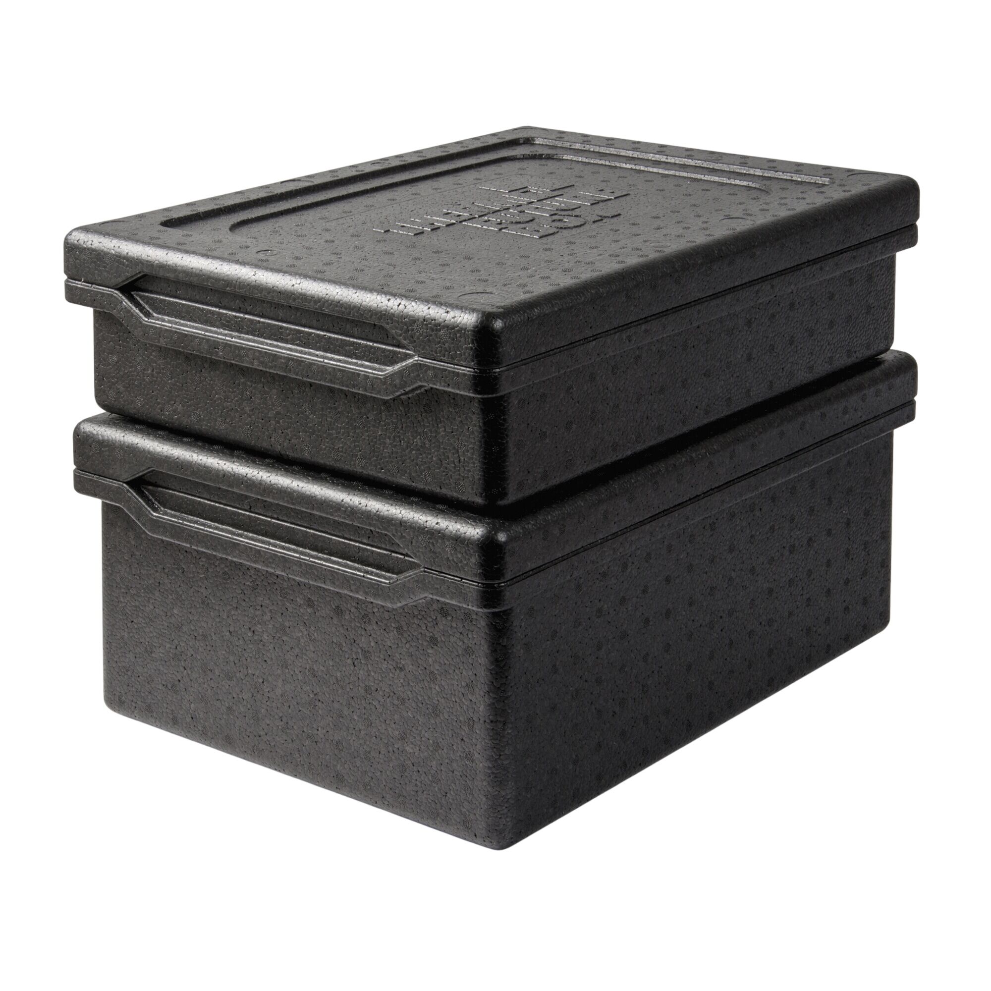 (5 pièces) THERMO FUTURE BOX | Boîte isotherme TAKE AWAY - 20 litres - Noir