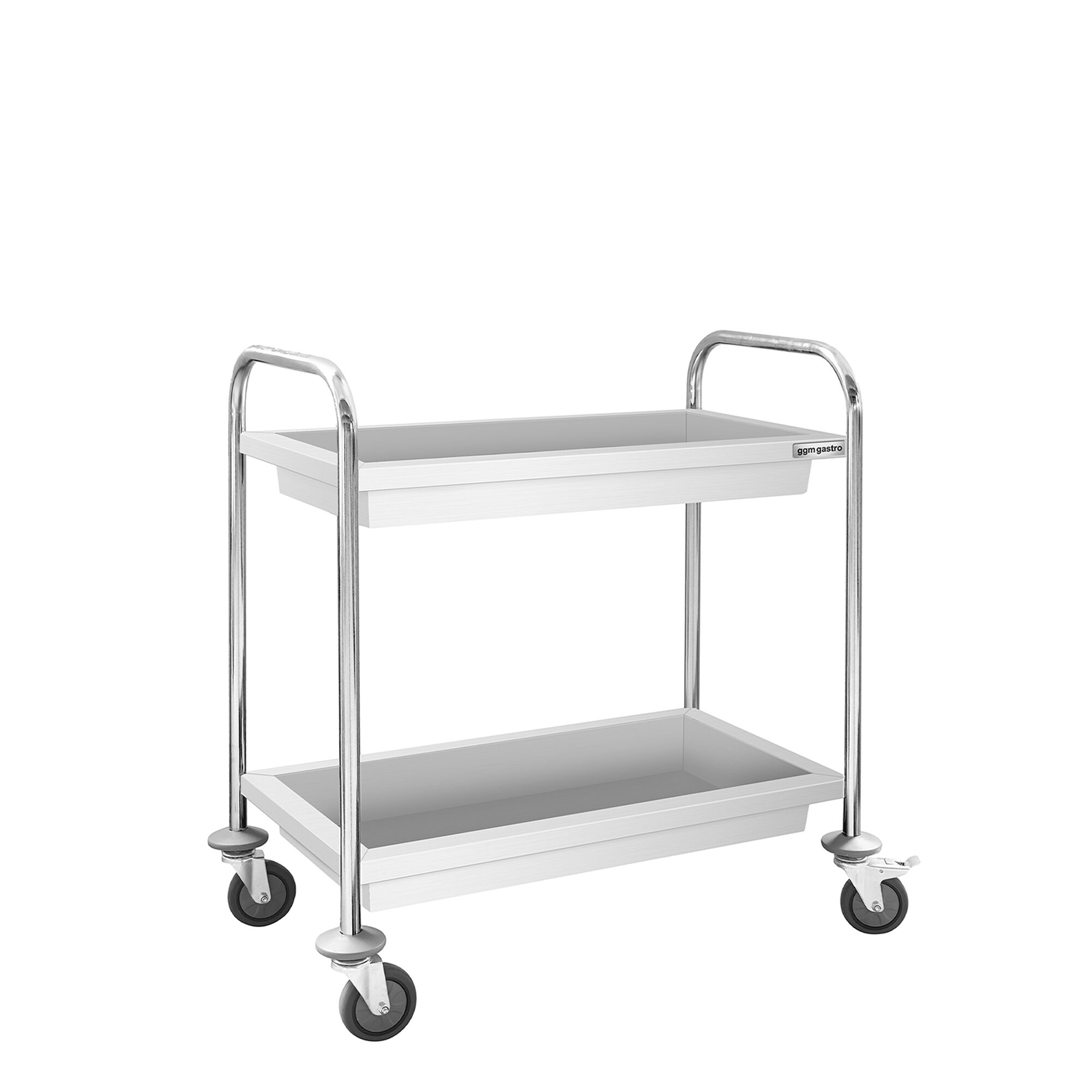 Chariot de service – 850x450 mm – avec 2 bacs