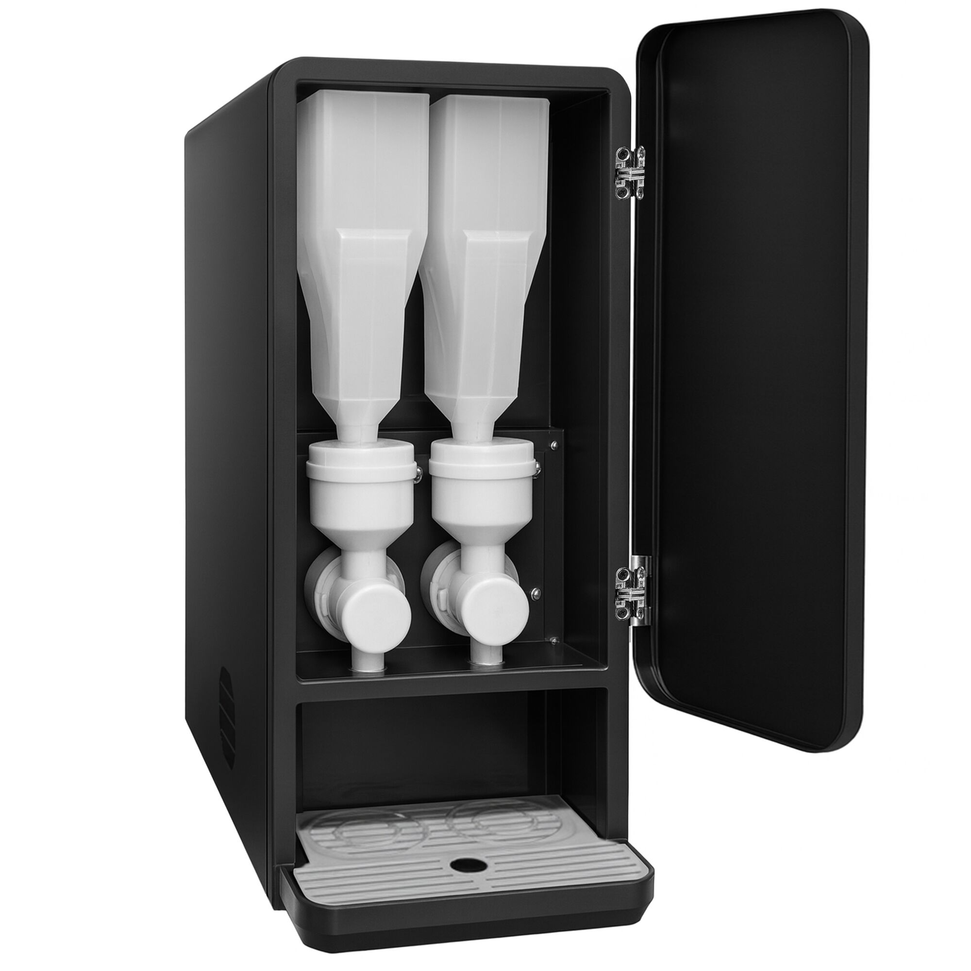 Commercial tabletop instant hot drinks machine, 2 ingredient canisters — 1.8 kW — Touch — Black