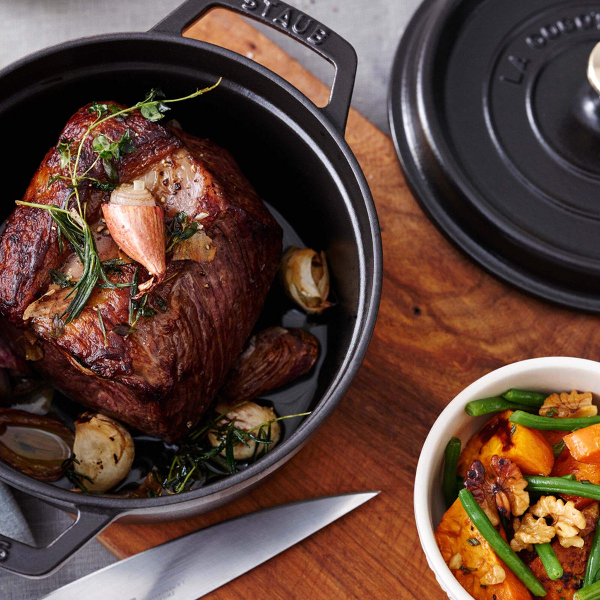 STAUB | LA COCOTTE - Cocotte - Ø 260mm - Gjutjärn - Svart