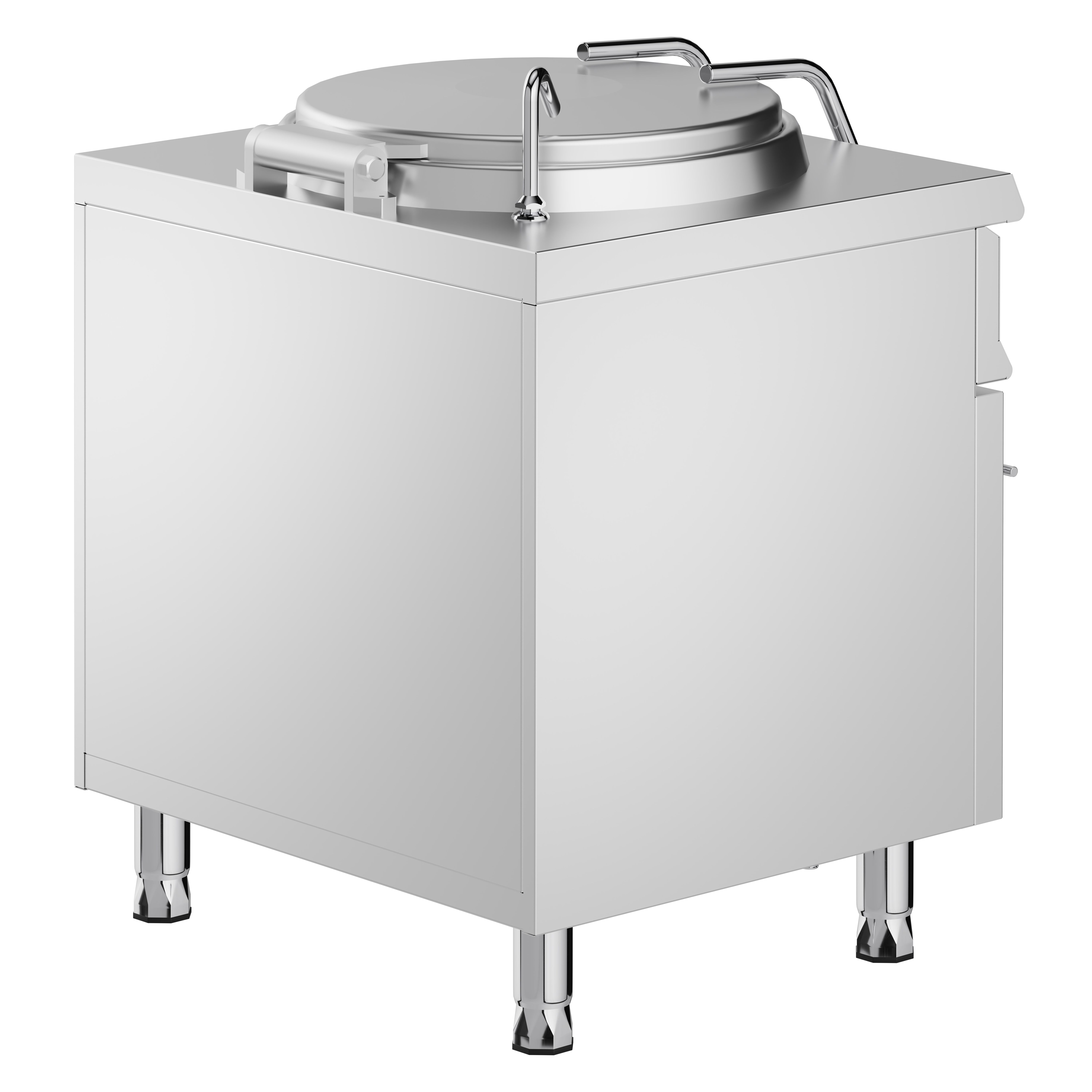 Marmite électrique de cuisson - 60 litres - 6 kW - chauffage indirect - avec arrivée d’eau et robinet de vidange