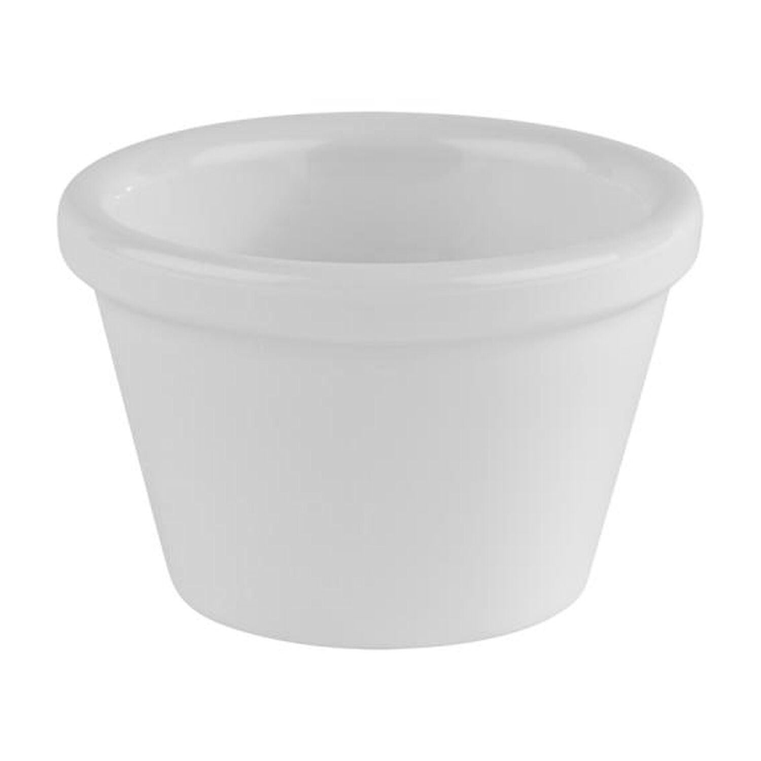 (6 pièces) Coupelles à sauce - FRIENDLY - PET - 50 ml - rond - Ø 60 mm - Blanc