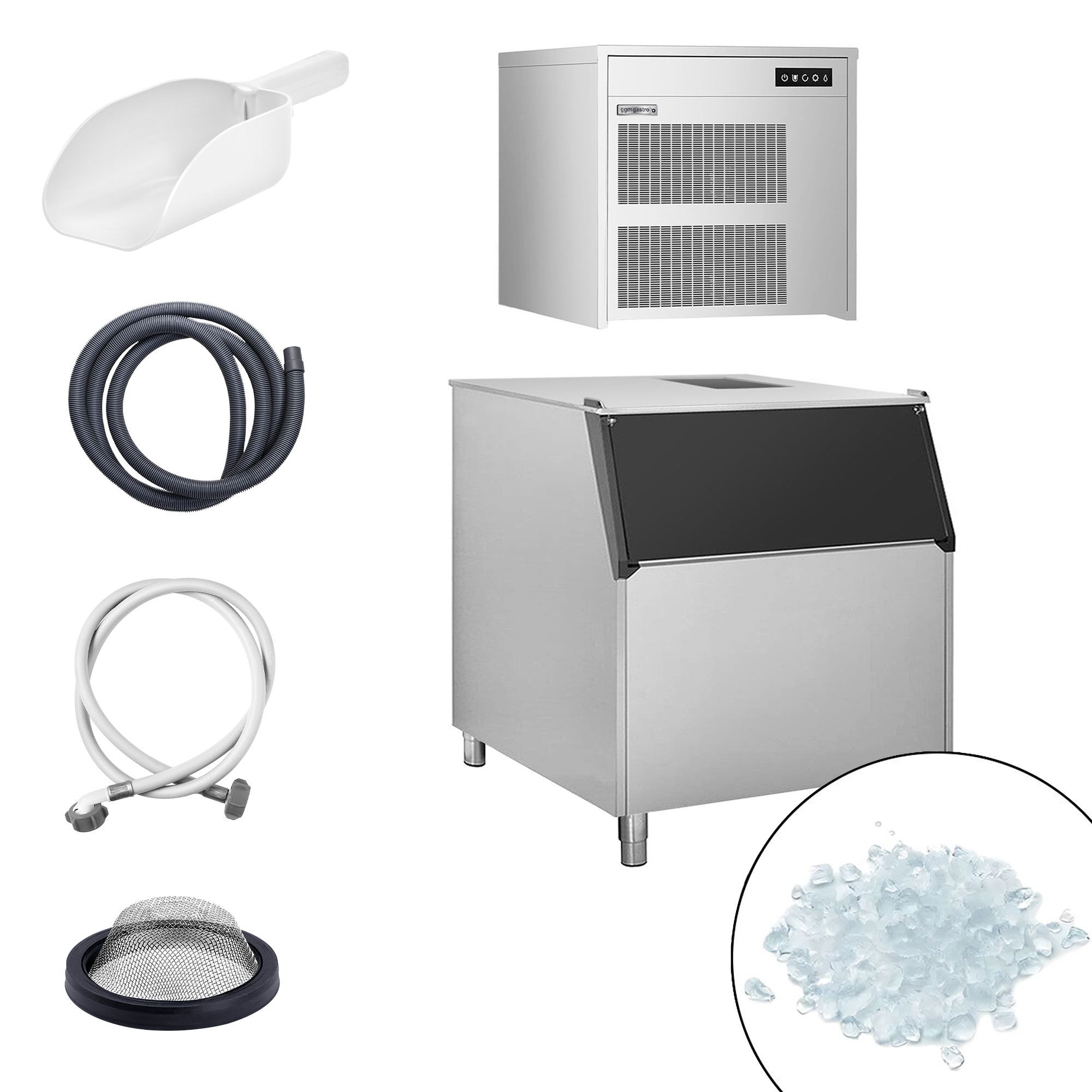 Machine à glace en grains - 390kg/24h