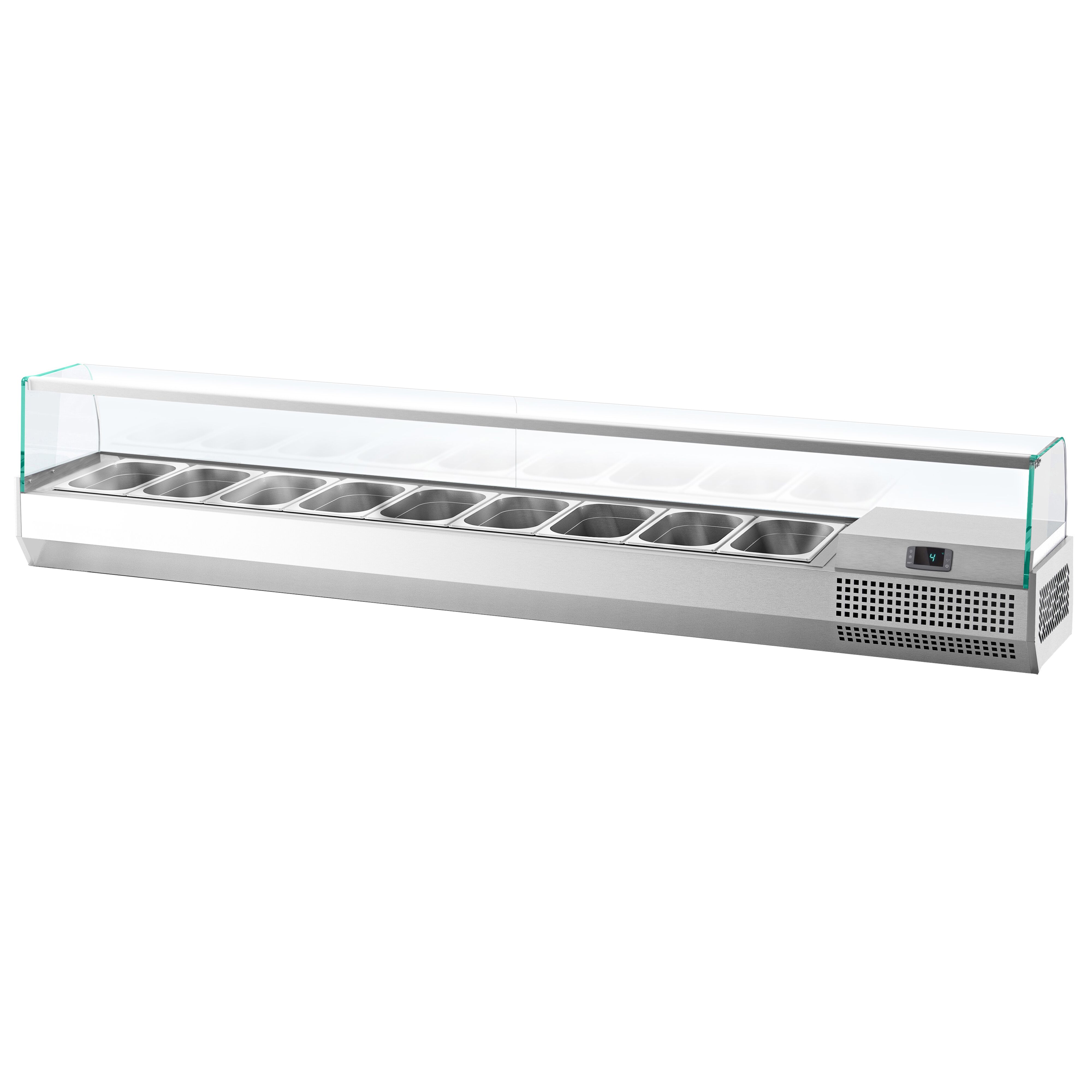 Vitrine Réfrigérée à Ingrédients PREMIUM PLUS - 1976x353mm - 9x GN 1/4