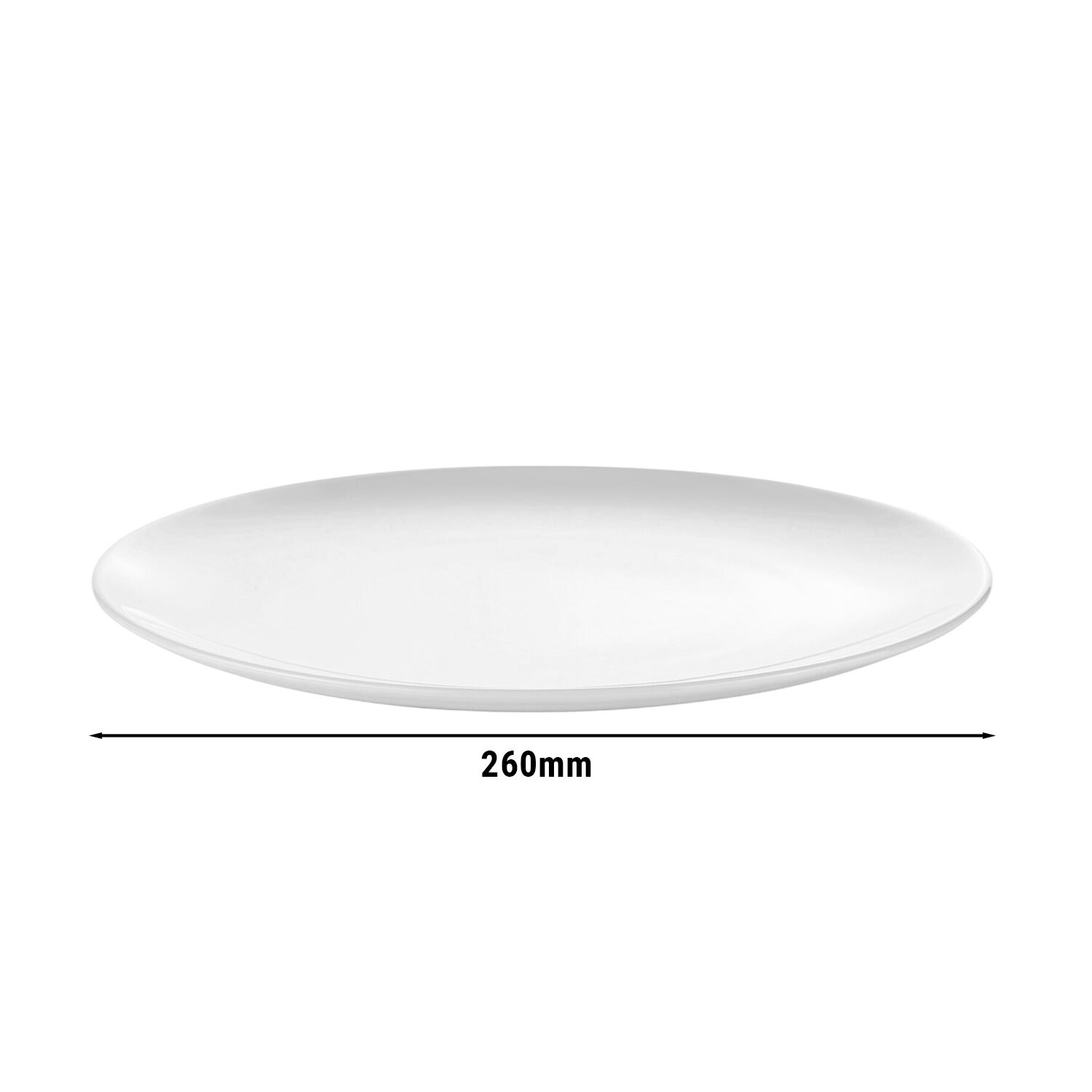 (6 pièces) WMF | BALANCE – Assiette coupe - plate – Ø 260 mm