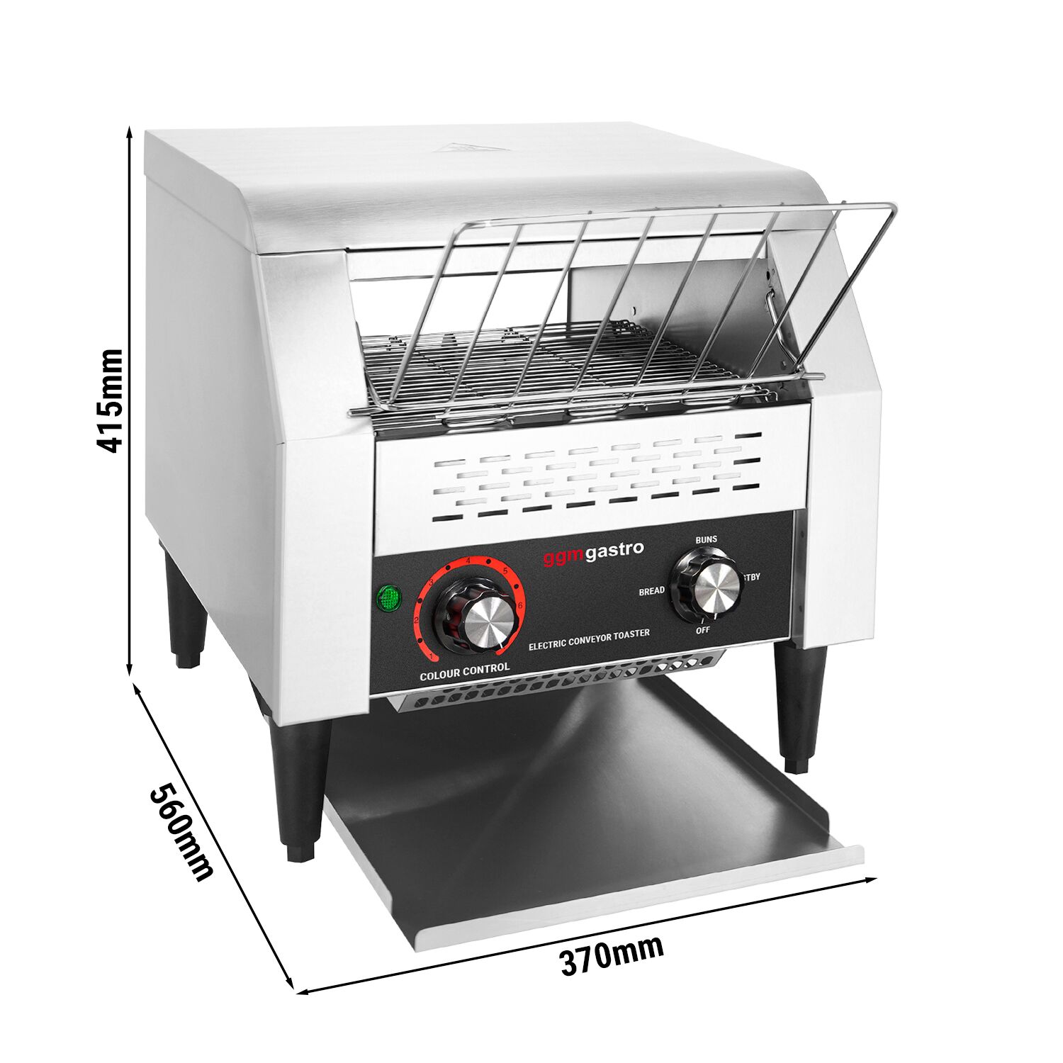 Toaster à convoyeur – 2,2 kW – env. 300–350 toasts/h