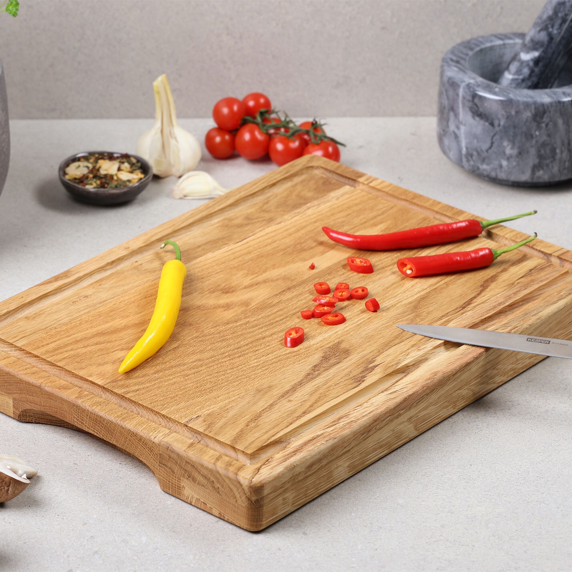 (3 pieces) Cutting board - 375x385x35mm
