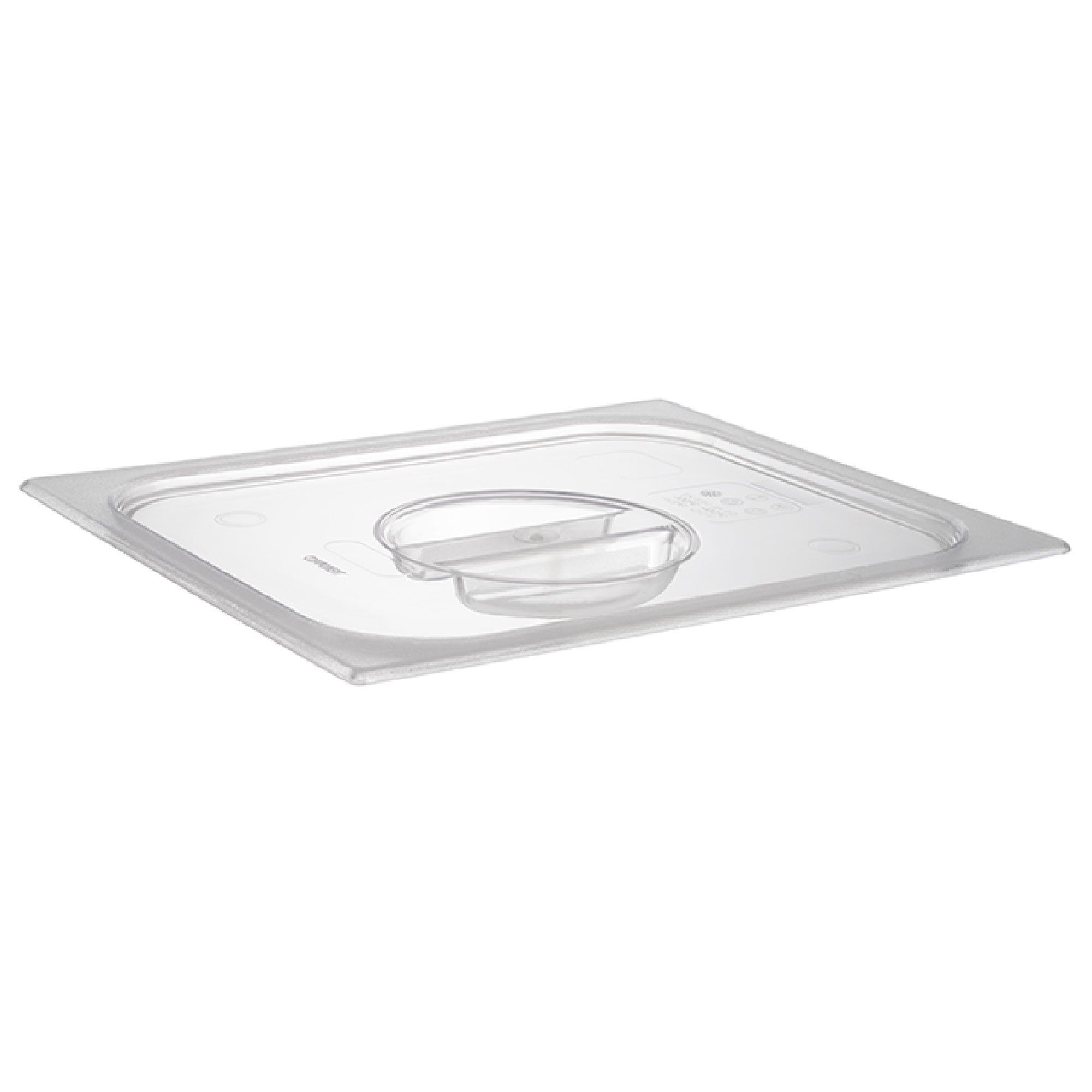(6 pcs) Couvercle en polycarbonate GN 1/2 - Transparent - 325x265x30mm - Hauteur: 30mm