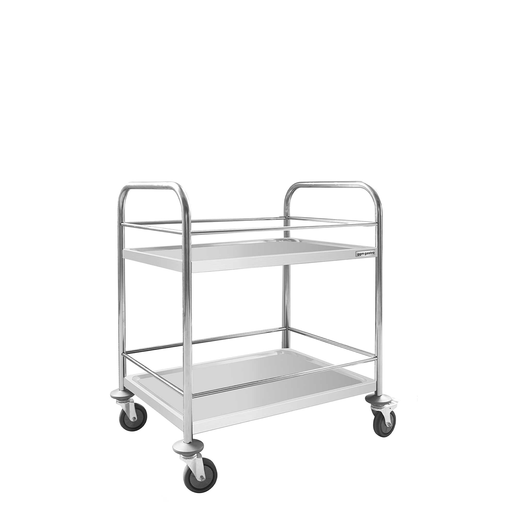 Chariot de service – 705x405 mm – avec 2 surfaces de rangement & renfort