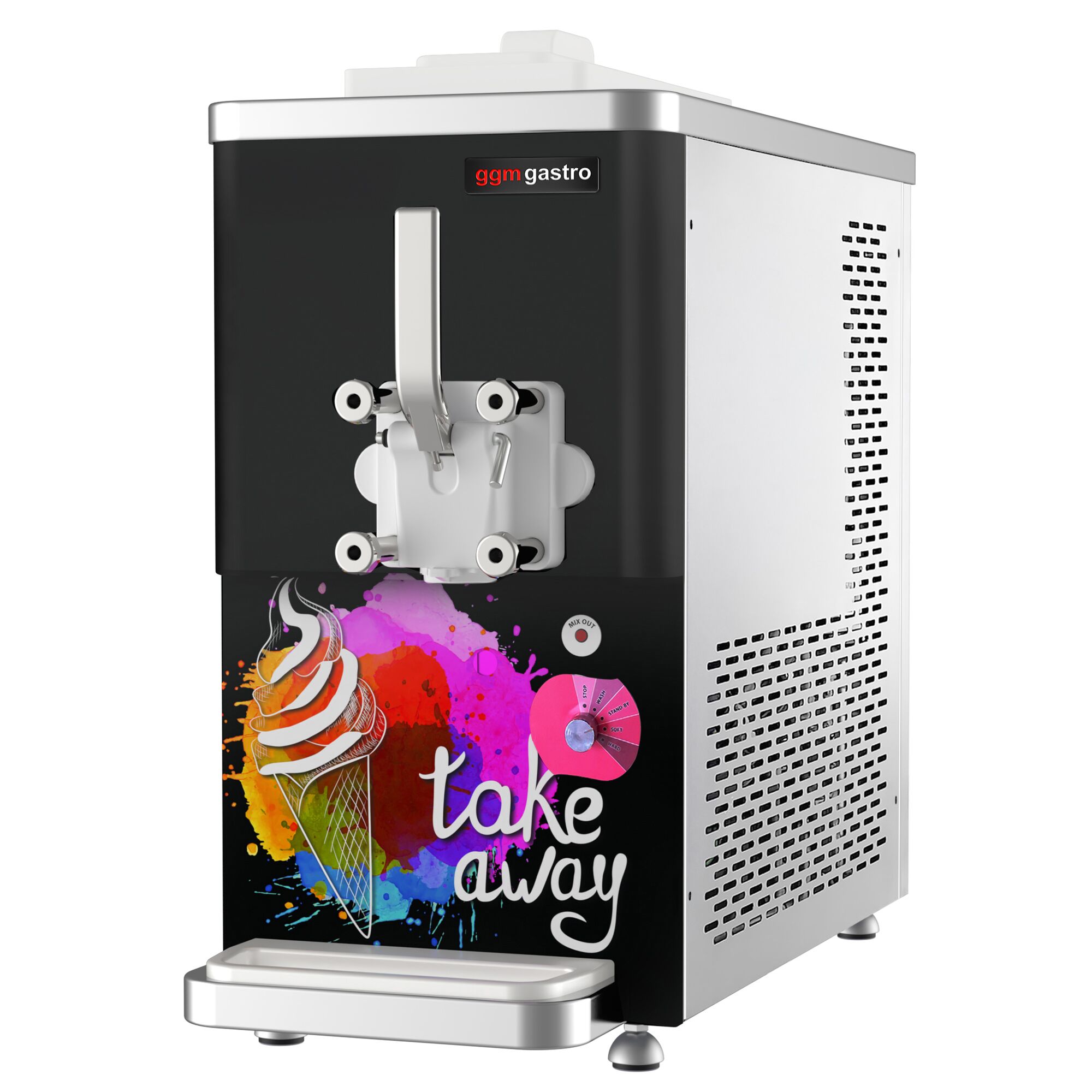 Machine à glace à l’italienne - 11,25L/h - 1,5kW - 1 parfum - À poser