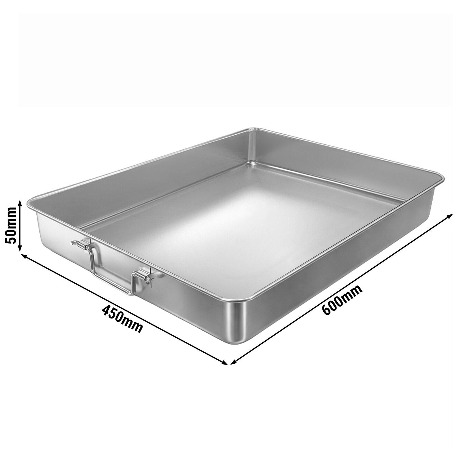 Marmite - Acier inoxydable - 13,5L - avec couvercle - 584x716x113mm