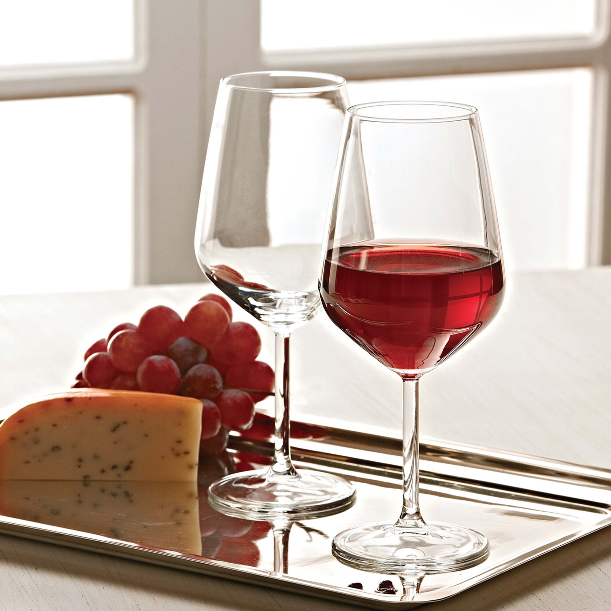 (6 Stück) Weinglas - ALLEGRA - 490ml - Transparent