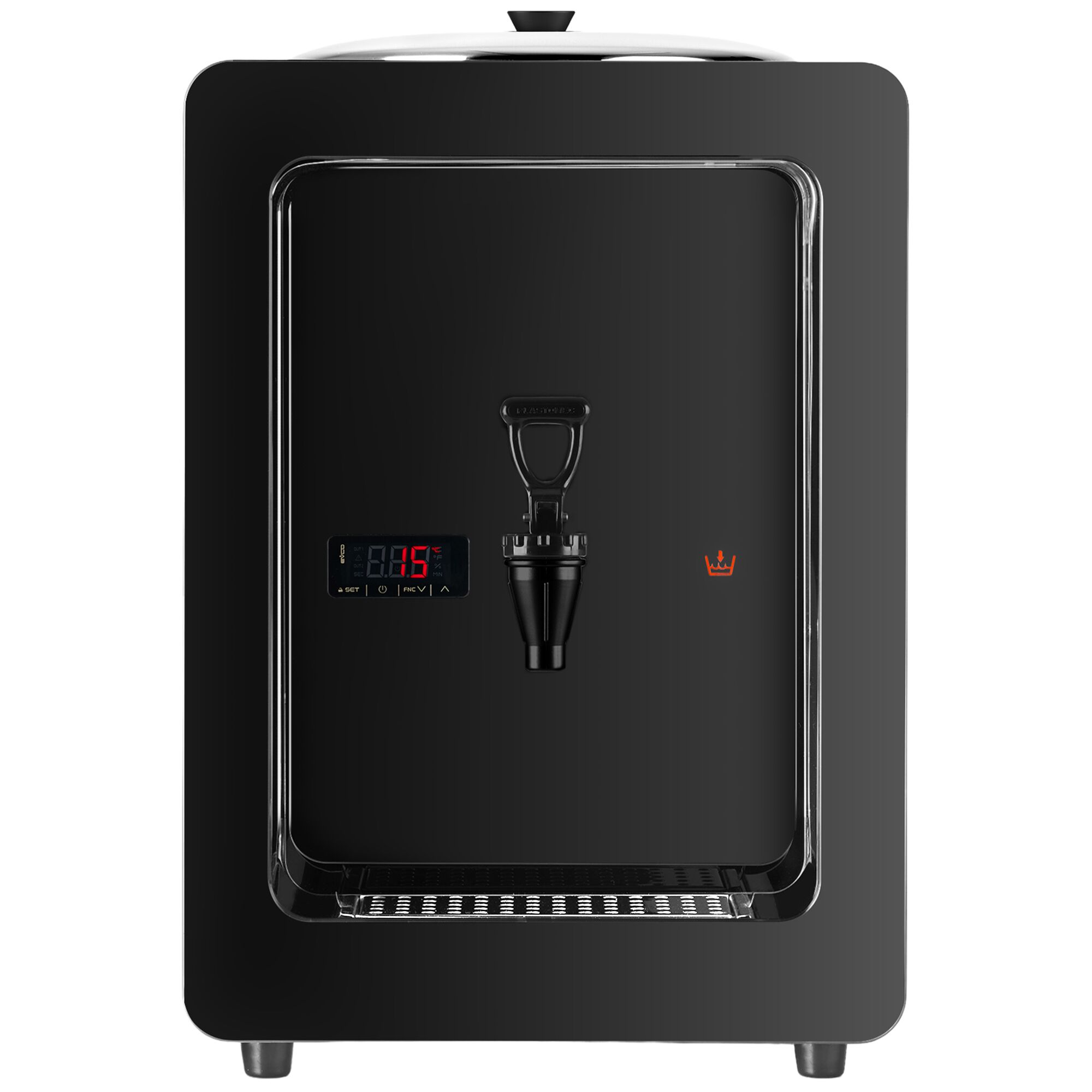 Distributeur de lait chaud PREMIUM - Numérique - 5,0L - 1,2kW - Noir - robinet inclus